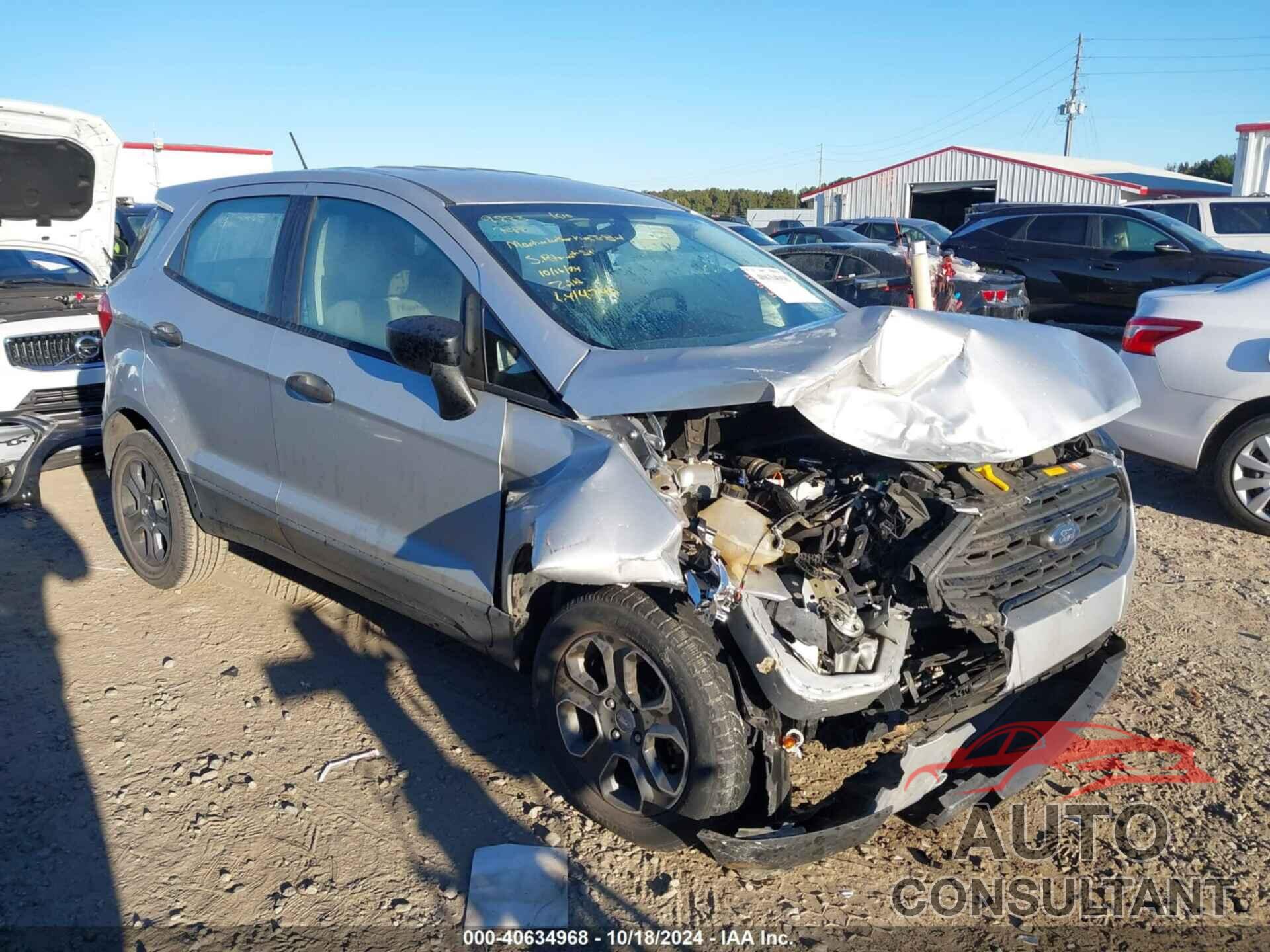 FORD ECOSPORT 2019 - MAJ3S2FE9KC274746