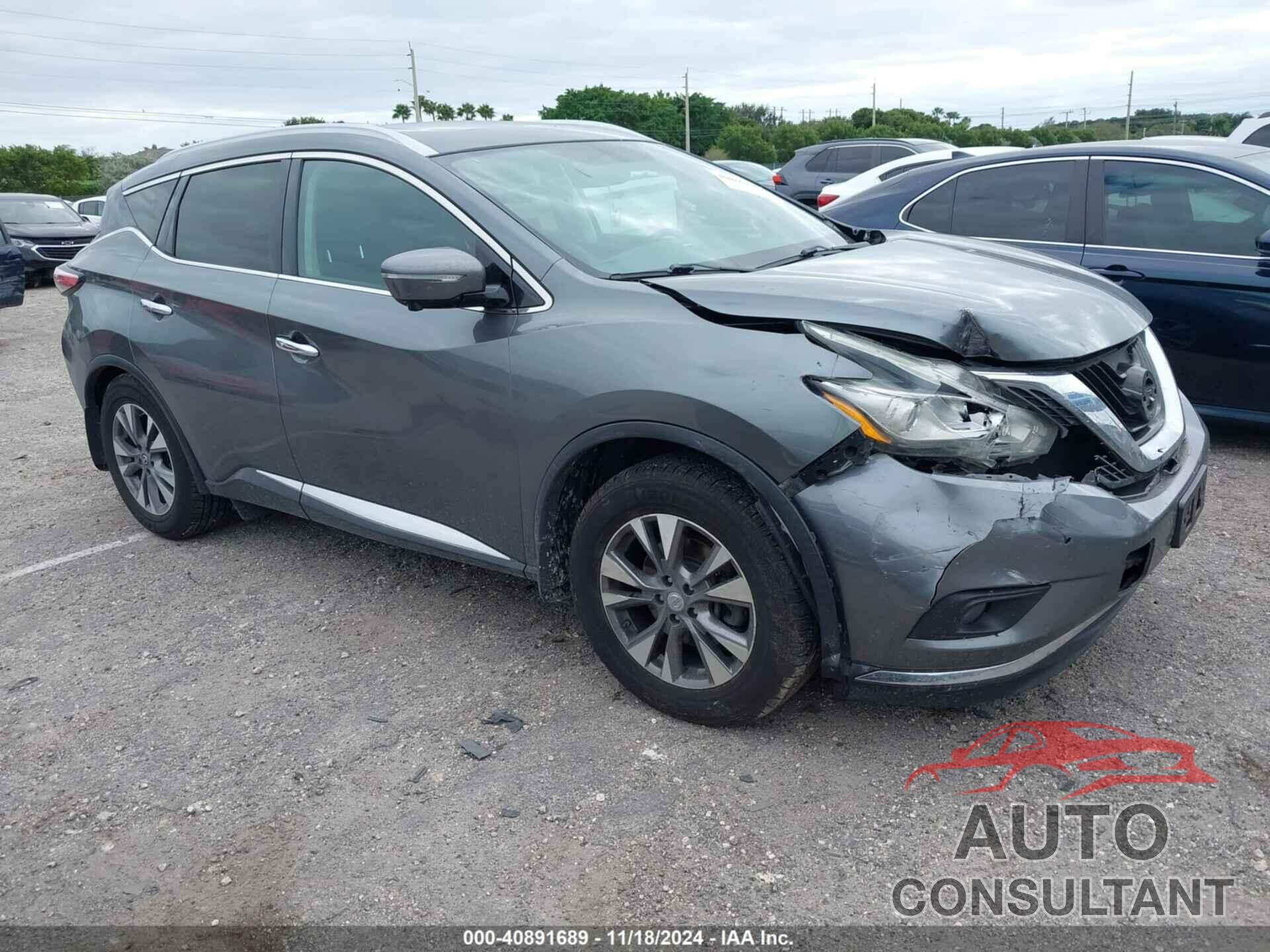 NISSAN MURANO 2015 - 5N1AZ2MH4FN222621