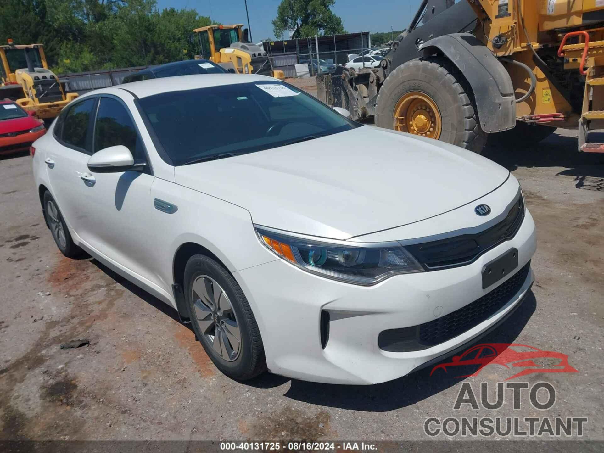 KIA OPTIMA HYBRID 2017 - KNAGT4LE0H5010690