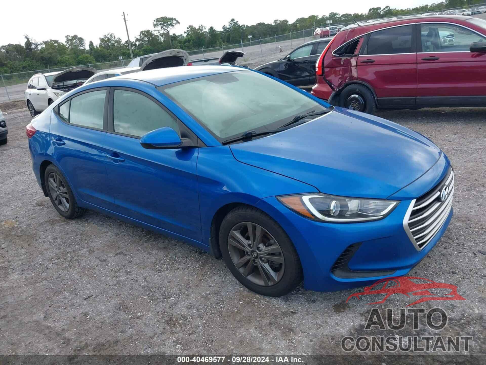 HYUNDAI ELANTRA 2018 - 5NPD84LF2JH262186