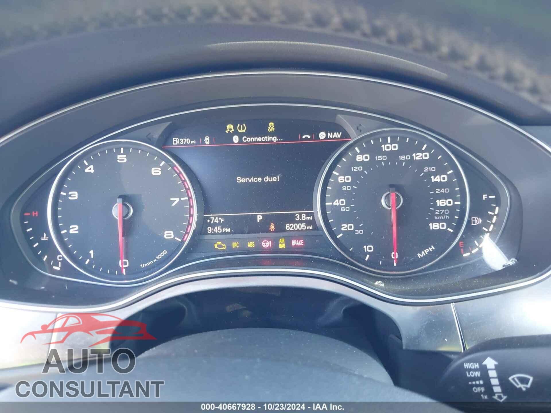 AUDI A6 2012 - WAUDFAFC4CN142976