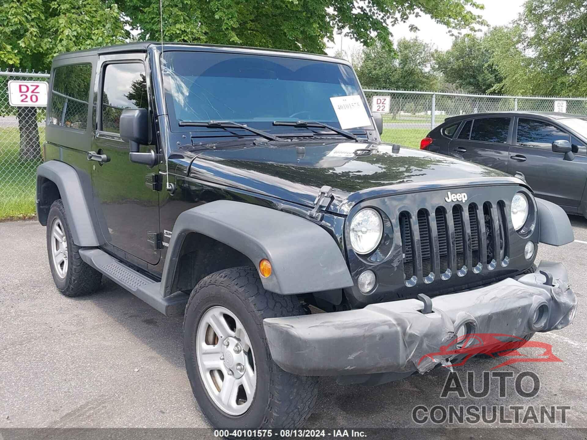 JEEP WRANGLER 2016 - 1C4AJWAG8GL104700