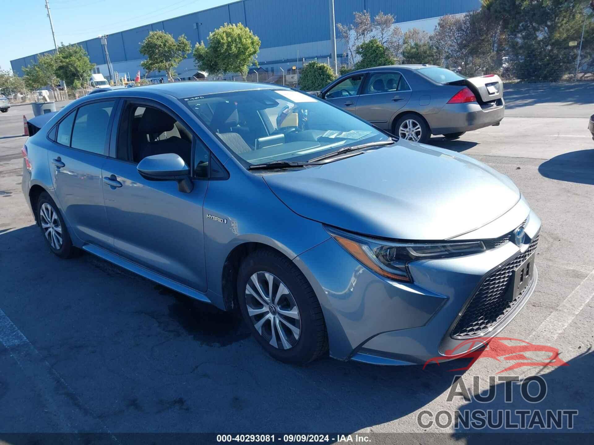 TOYOTA COROLLA 2021 - JTDEAMDE7MJ022674