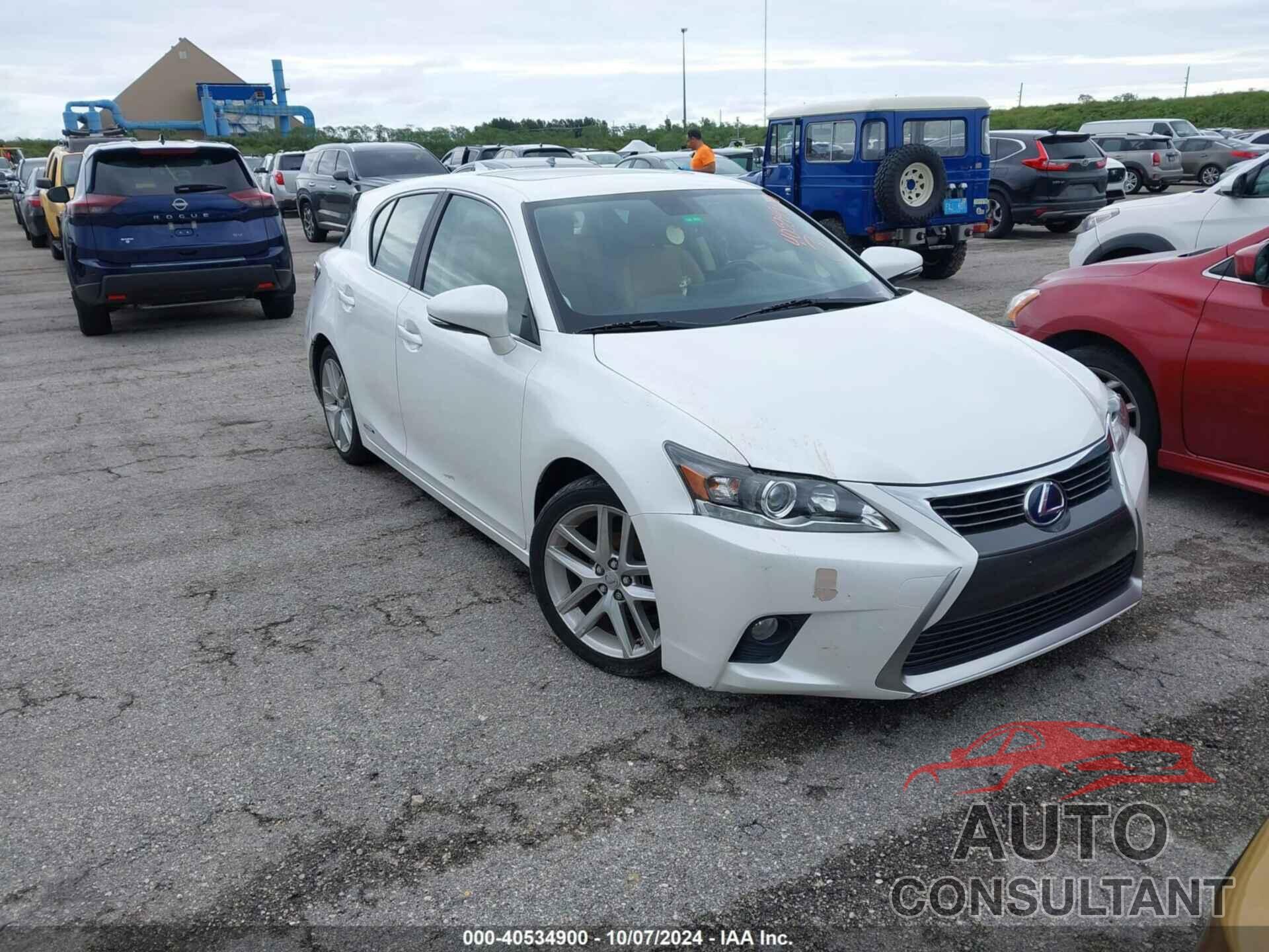 LEXUS CT 200H 2015 - JTHKD5BH1F2231336