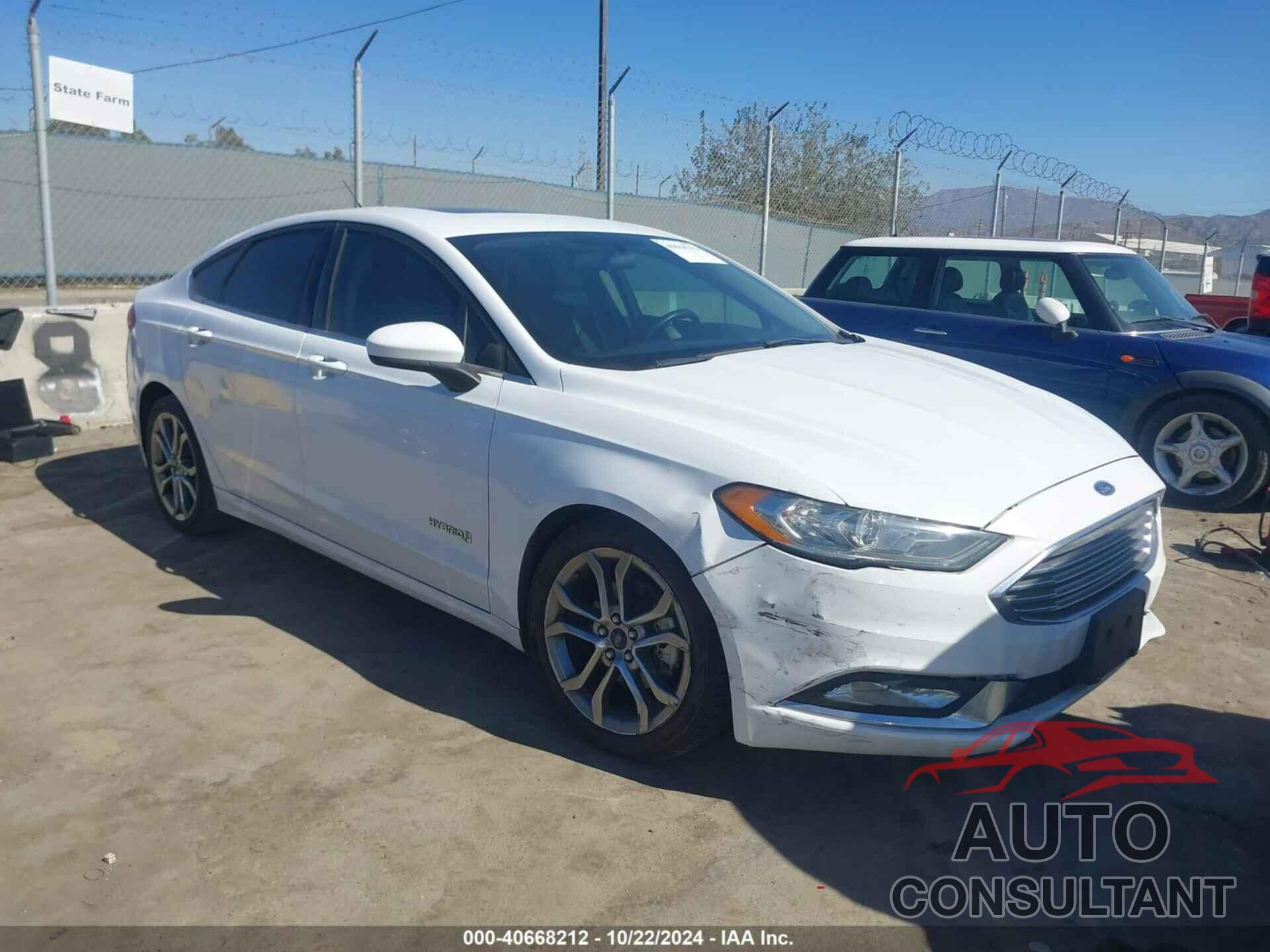 FORD FUSION HYBRID 2017 - 3FA6P0LU5HR285526