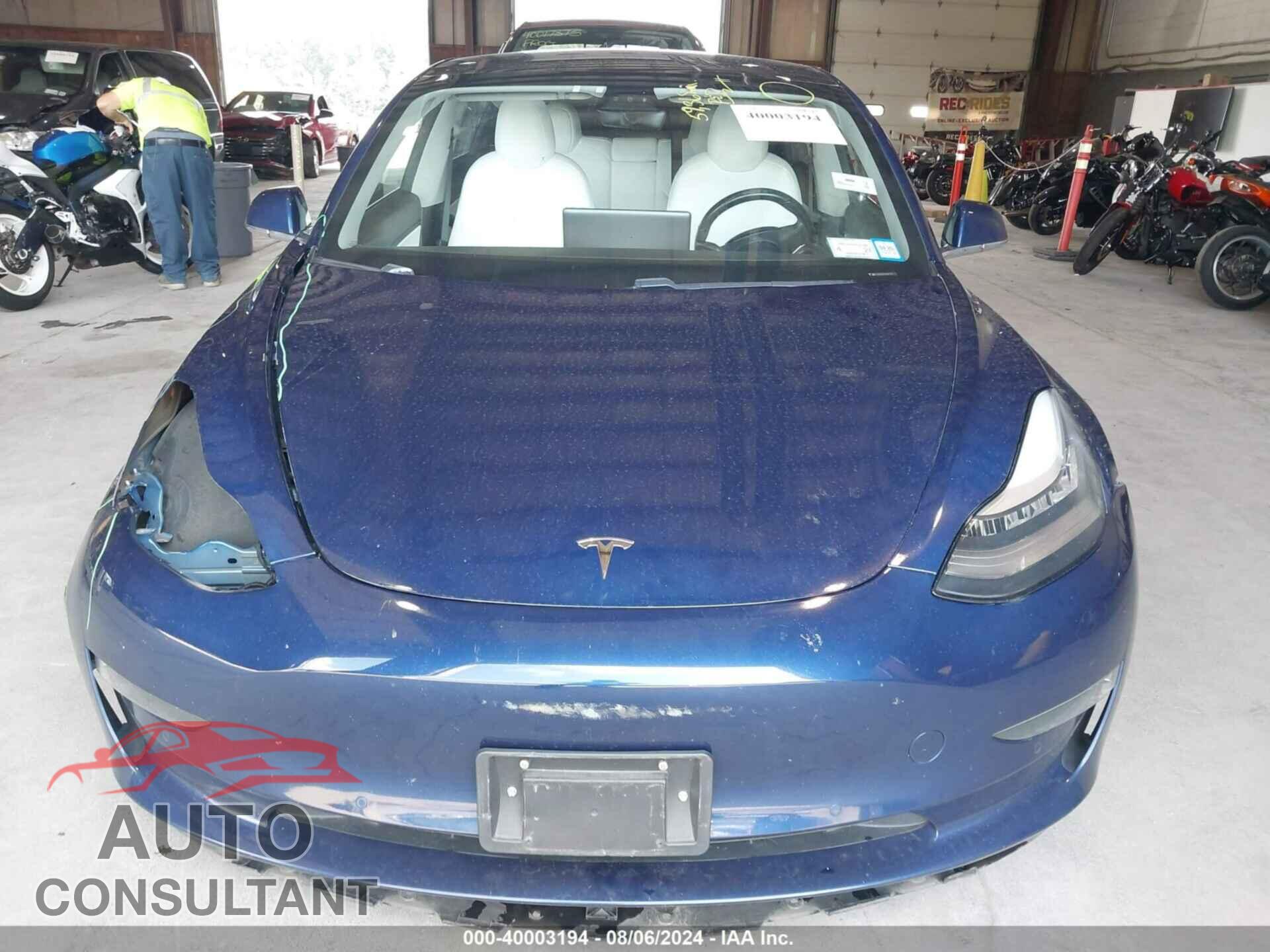 TESLA MODEL 3 2018 - 5YJ3E1EB2JF097736