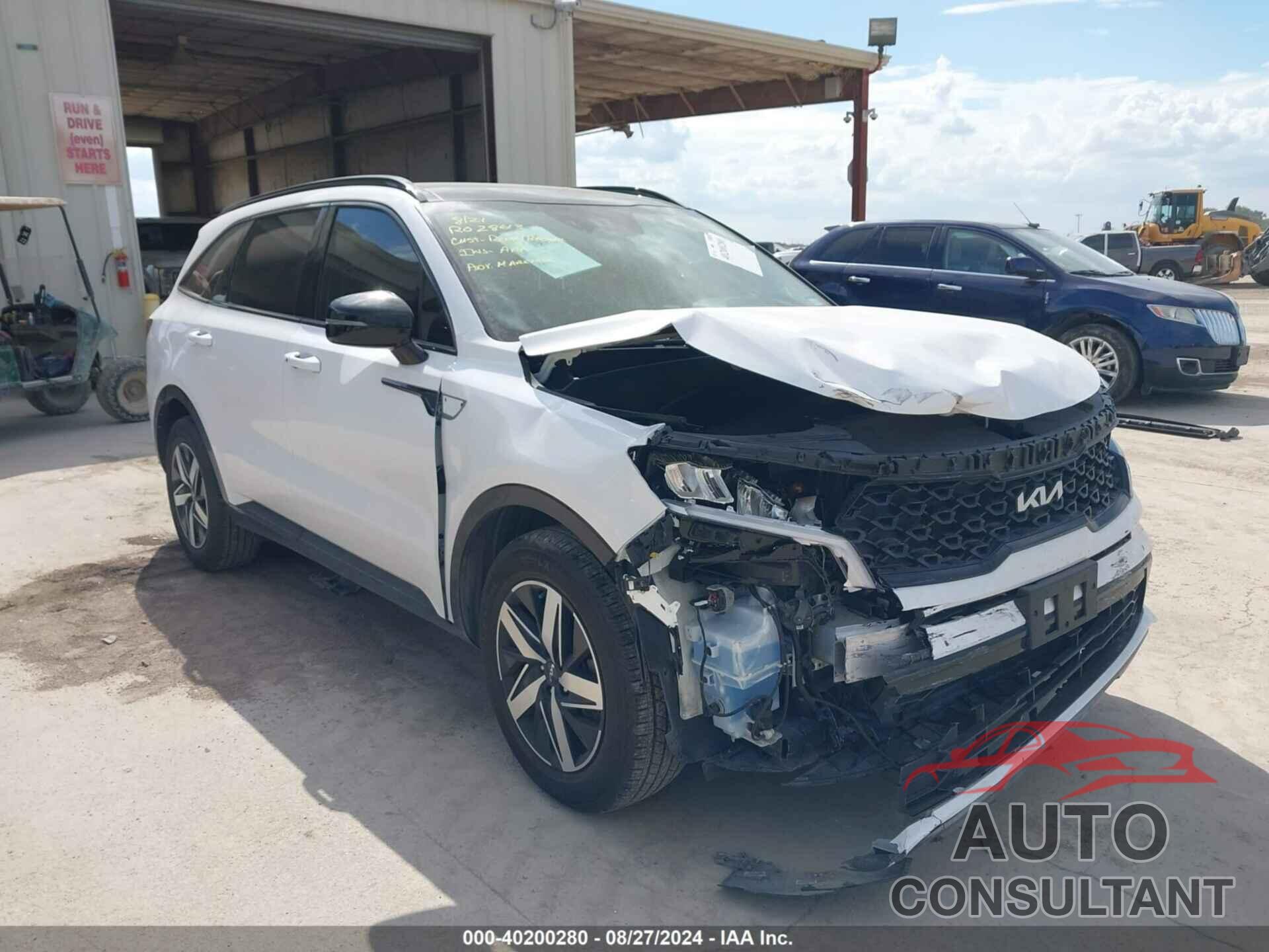KIA SORENTO 2022 - 5XYRL4LC5NG149422