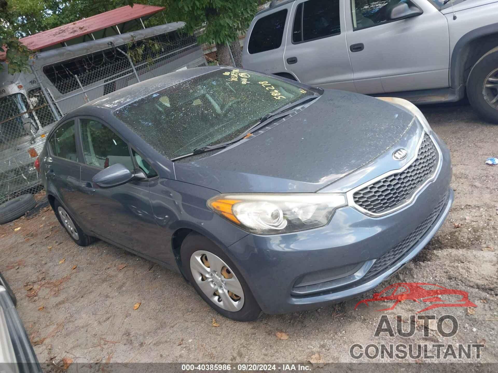 KIA FORTE 2016 - KNAFK4A61G5586278
