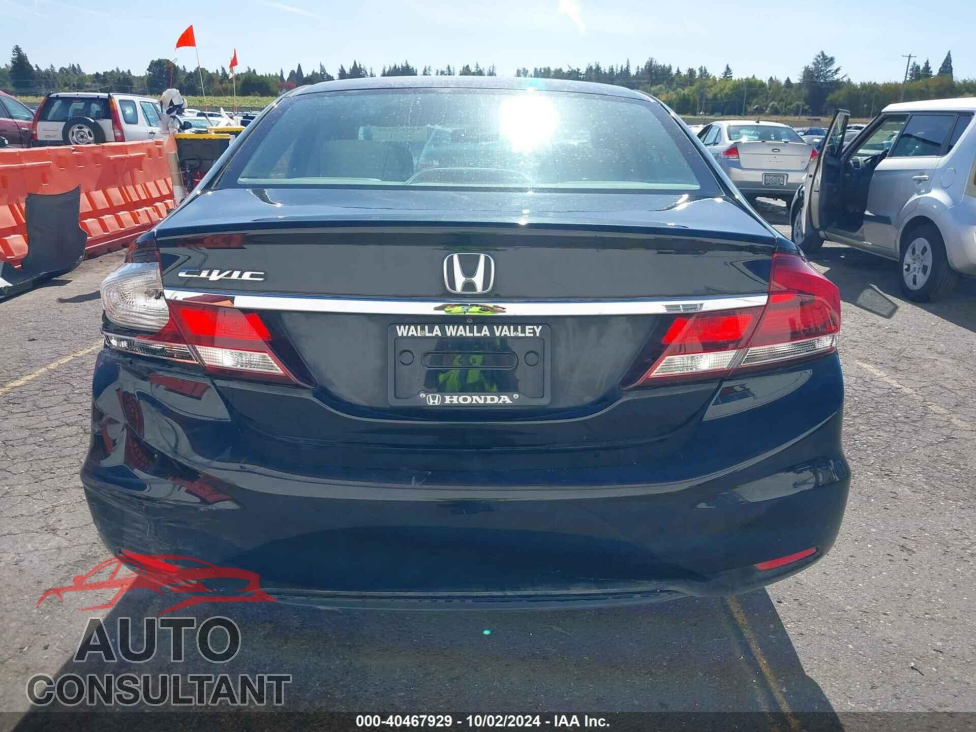 HONDA CIVIC 2013 - 19XFB2F50DE239550