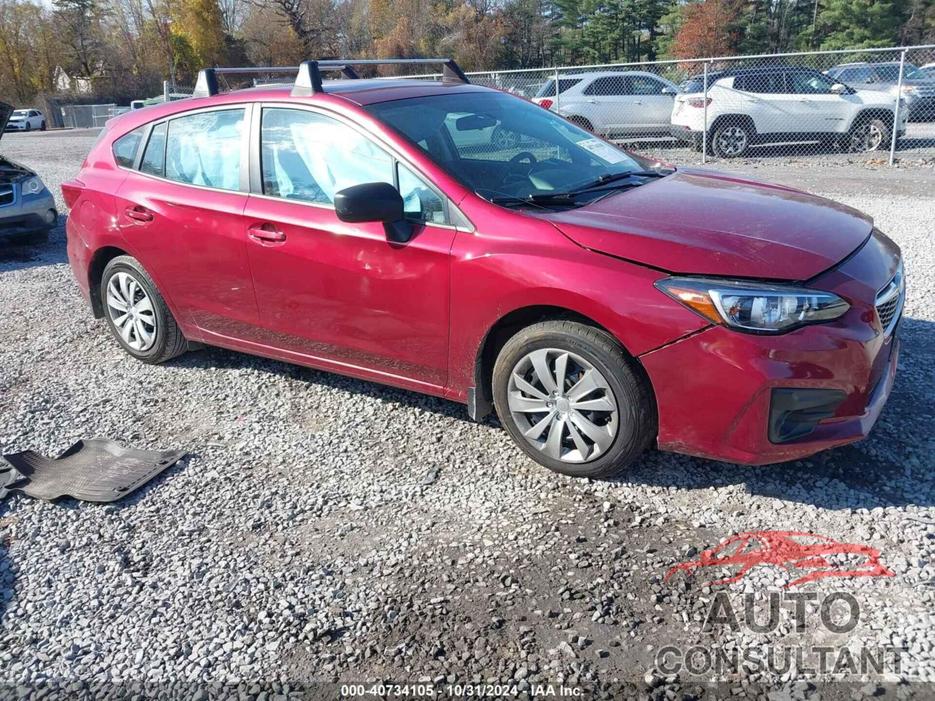SUBARU IMPREZA 2018 - 4S3GTAA6XJ3743375
