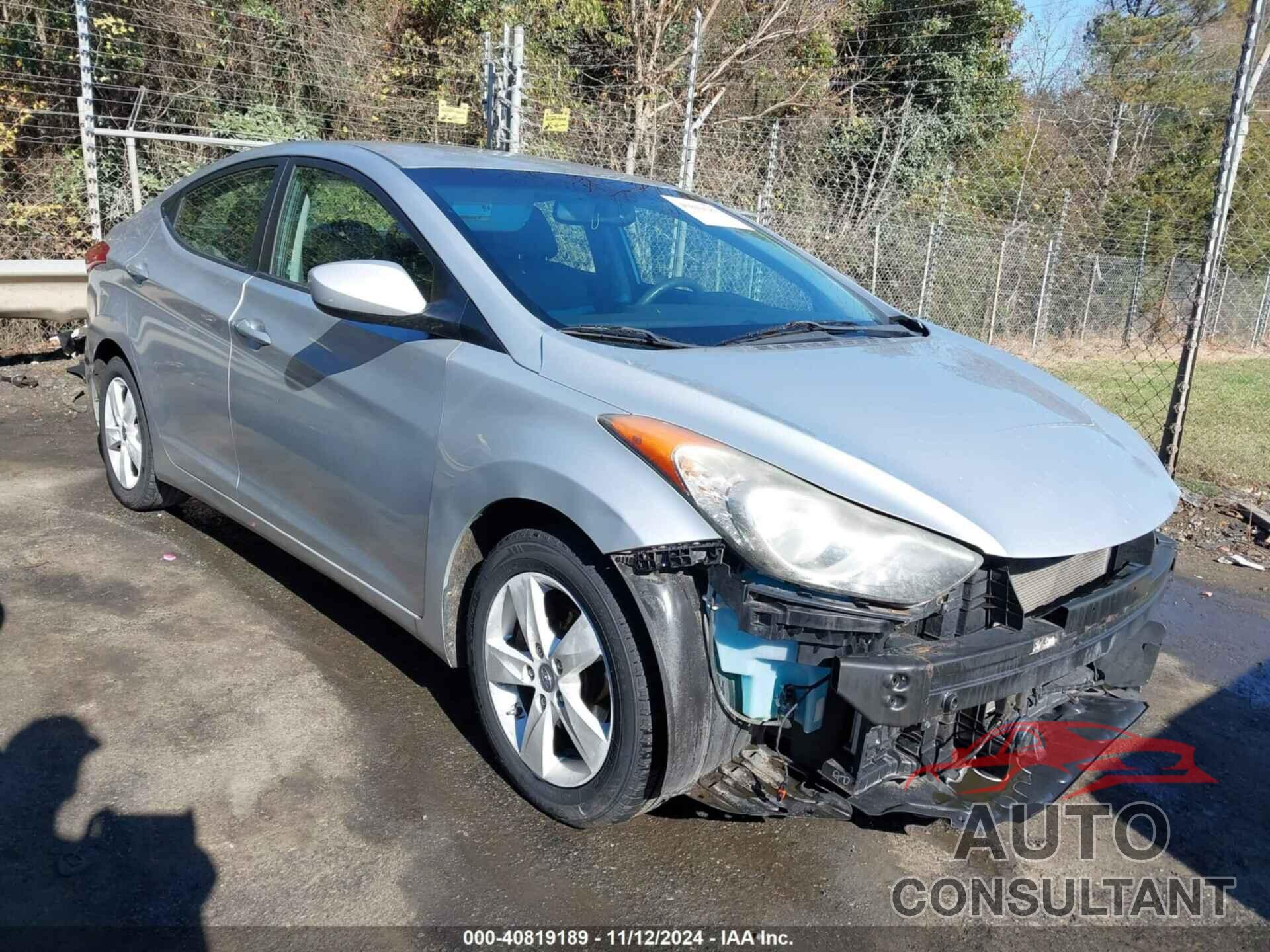 HYUNDAI ELANTRA 2012 - 5NPDH4AE2CH062423