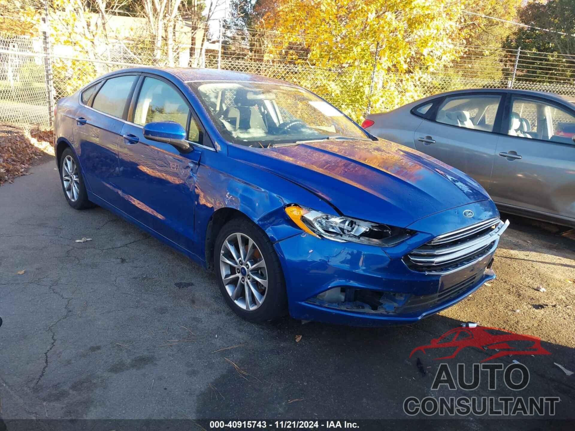 FORD FUSION 2017 - 3FA6P0H74HR125558