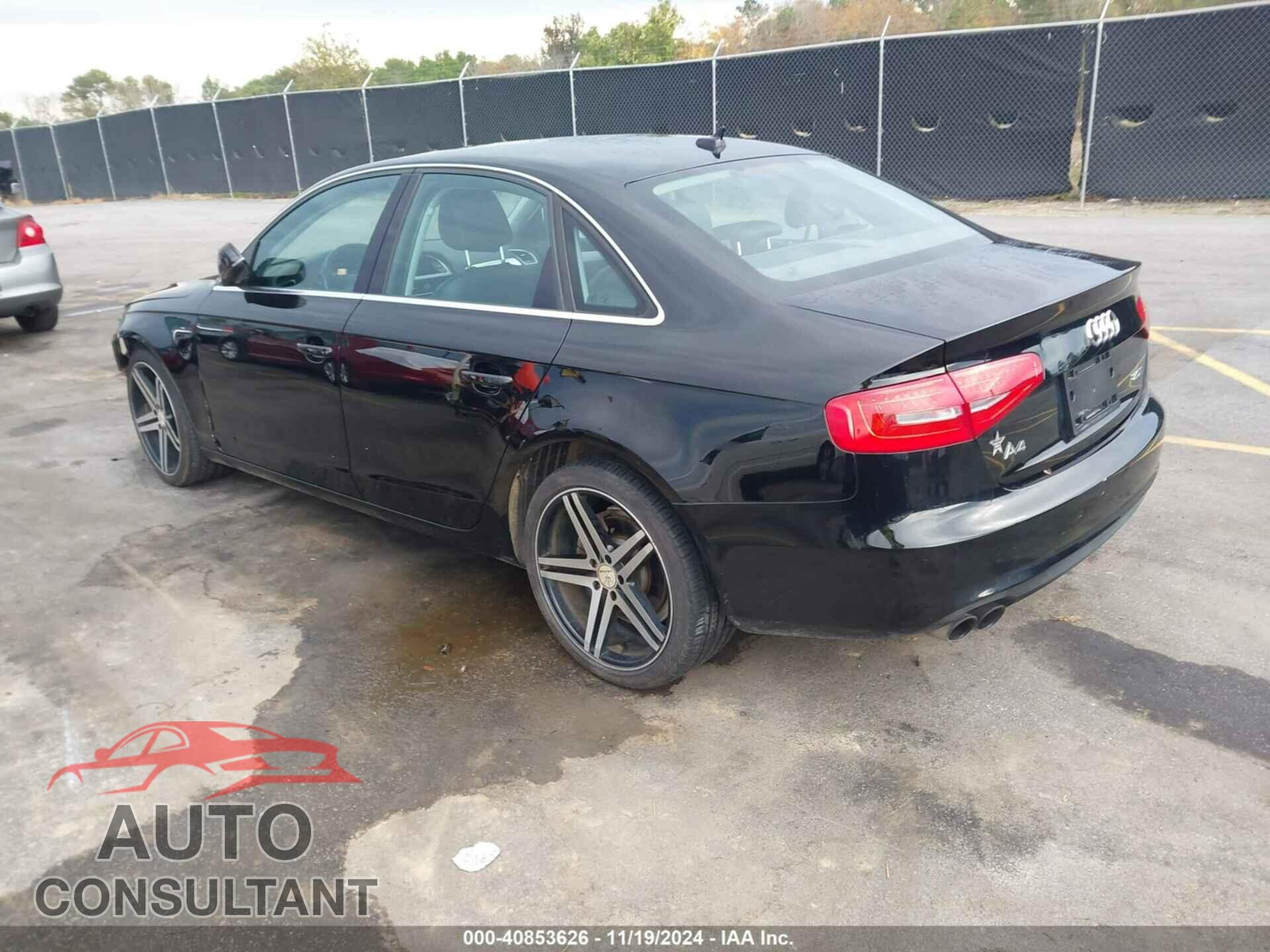 AUDI A4 2013 - WAUEFAFL2DA069331