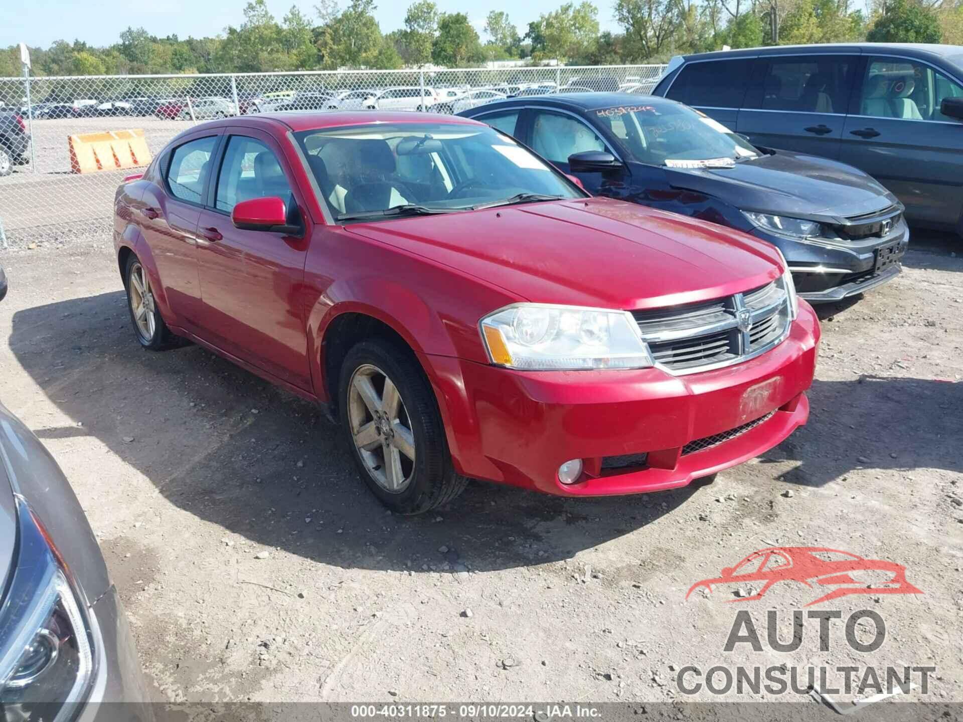 DODGE AVENGER 2010 - 1B3CC5FVXAN129678