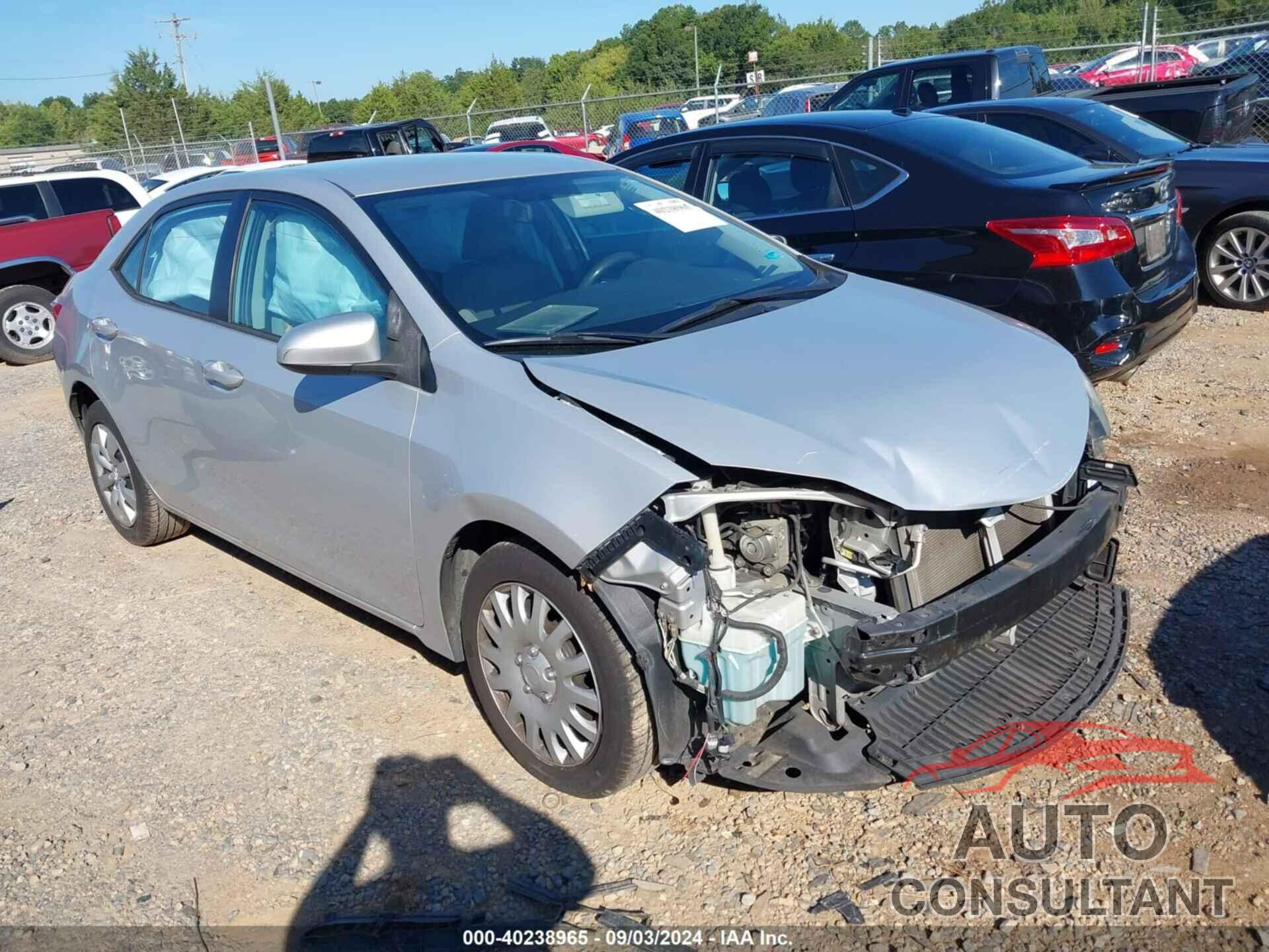 TOYOTA COROLLA 2016 - 2T1BURHE7GC515594