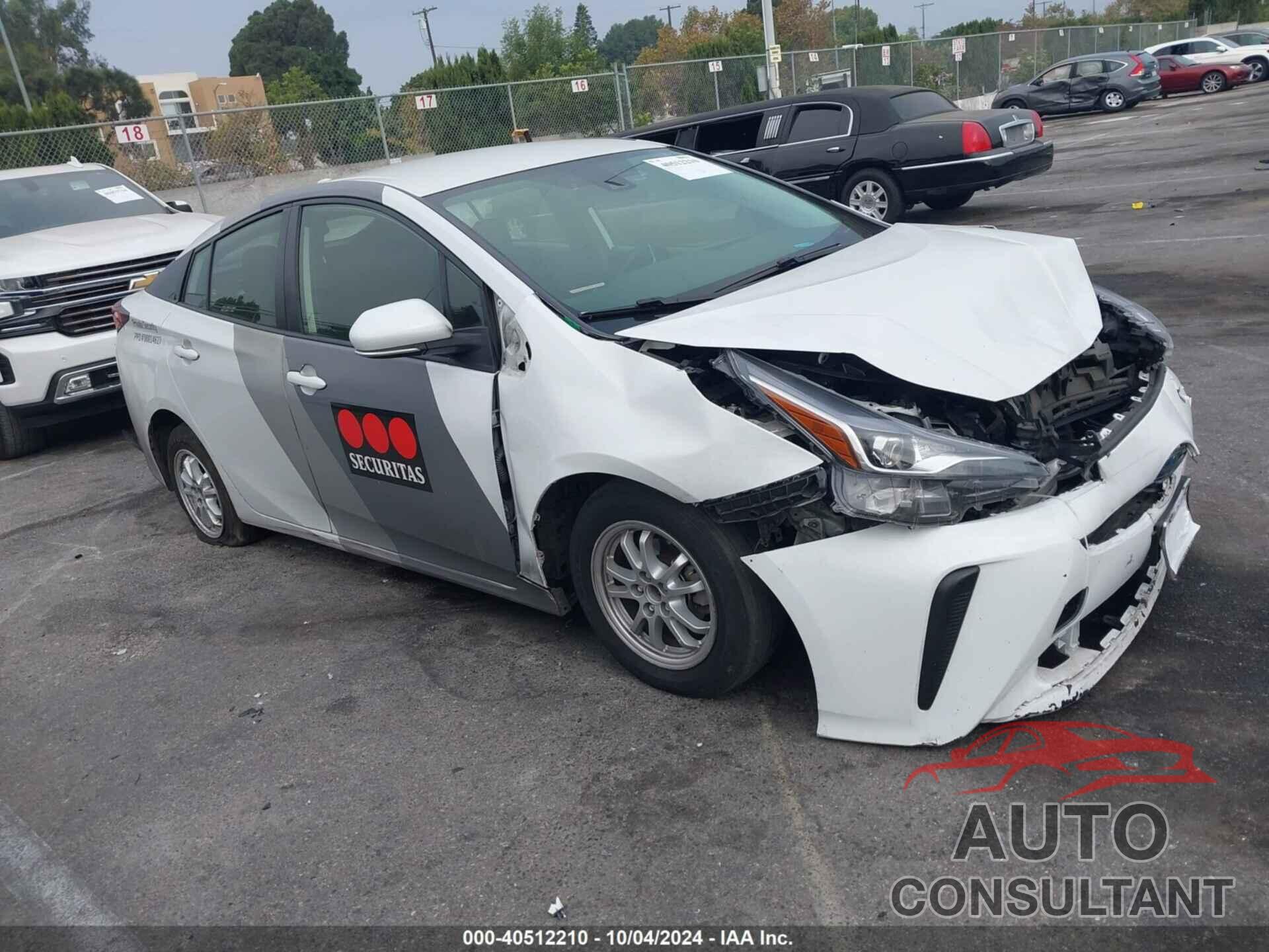 TOYOTA PRIUS 2021 - JTDKAMFU1M3136827