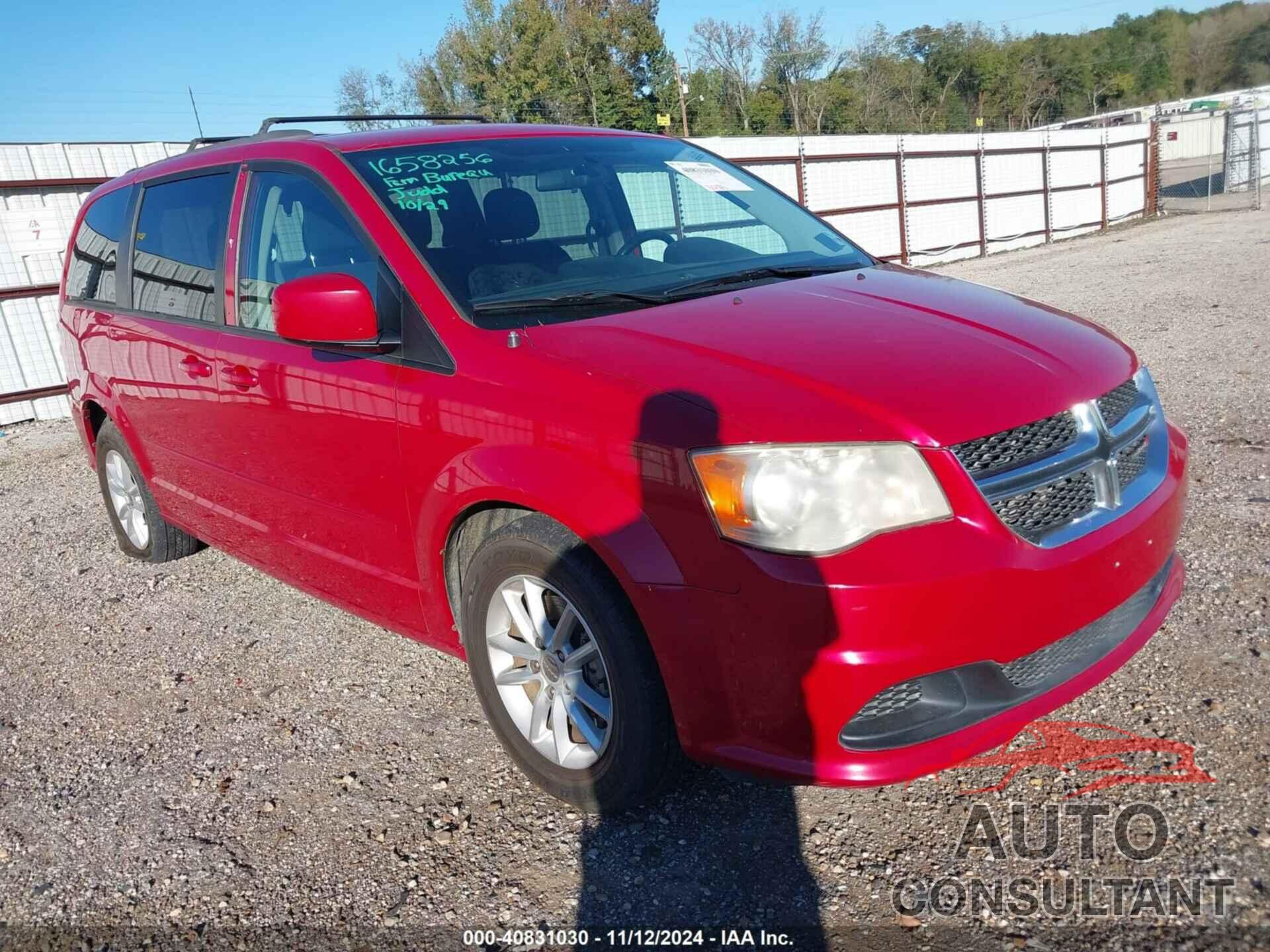 DODGE GRAND CARAVAN 2014 - 2C4RDGCG3ER388240