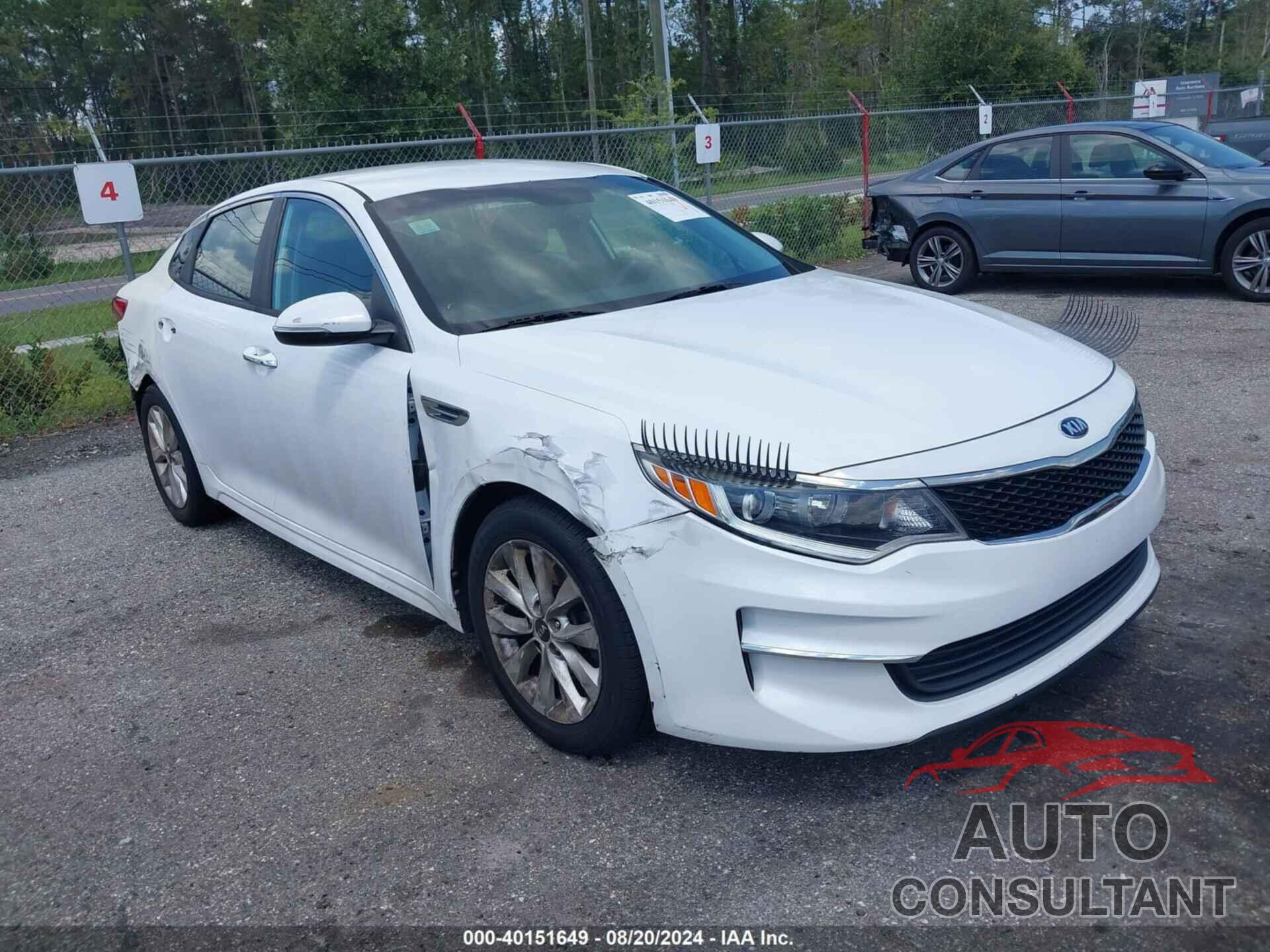 KIA OPTIMA 2018 - 5XXGT4L30JG272955