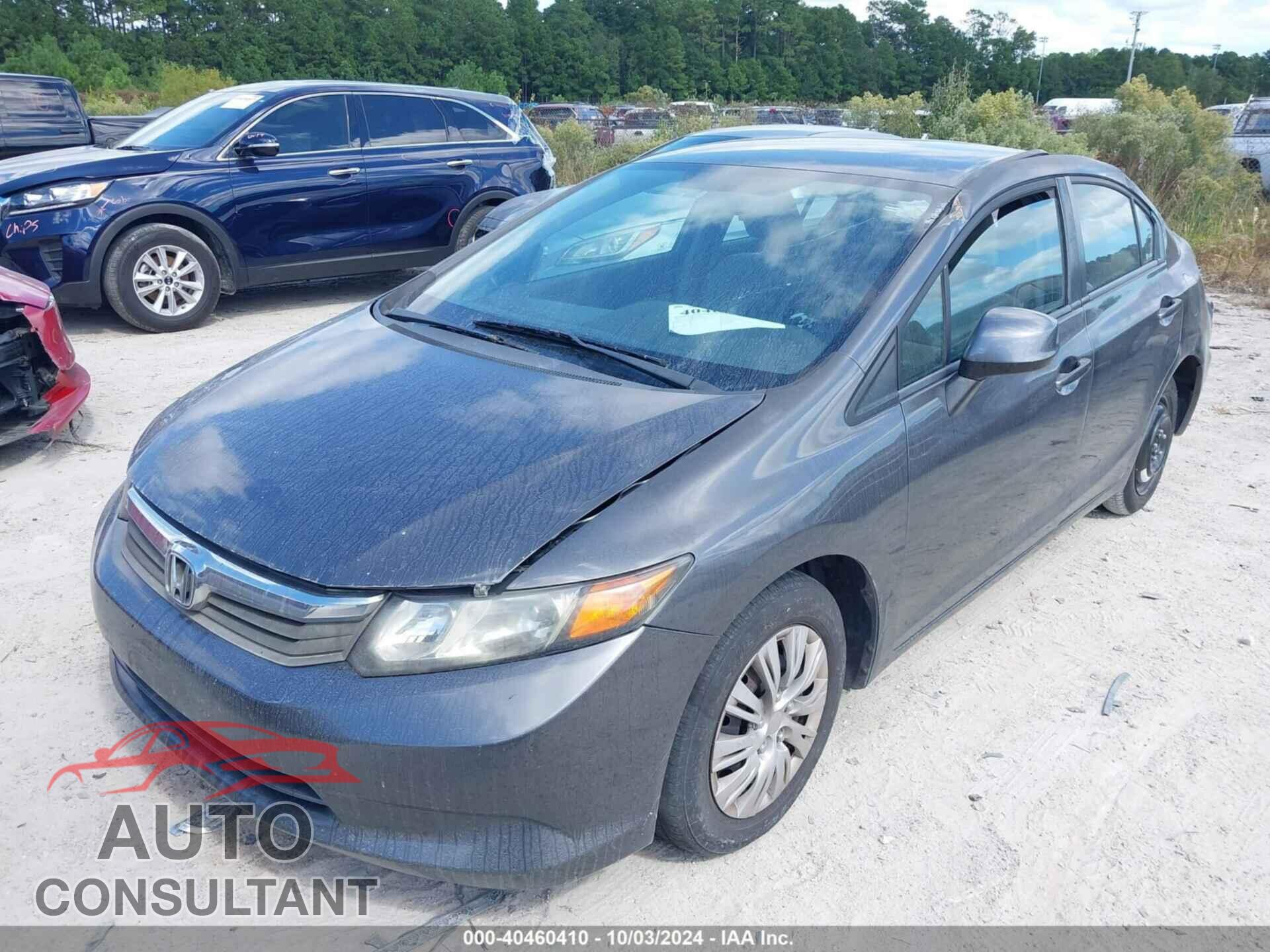 HONDA CIVIC 2012 - 19XFB2F54CE391829