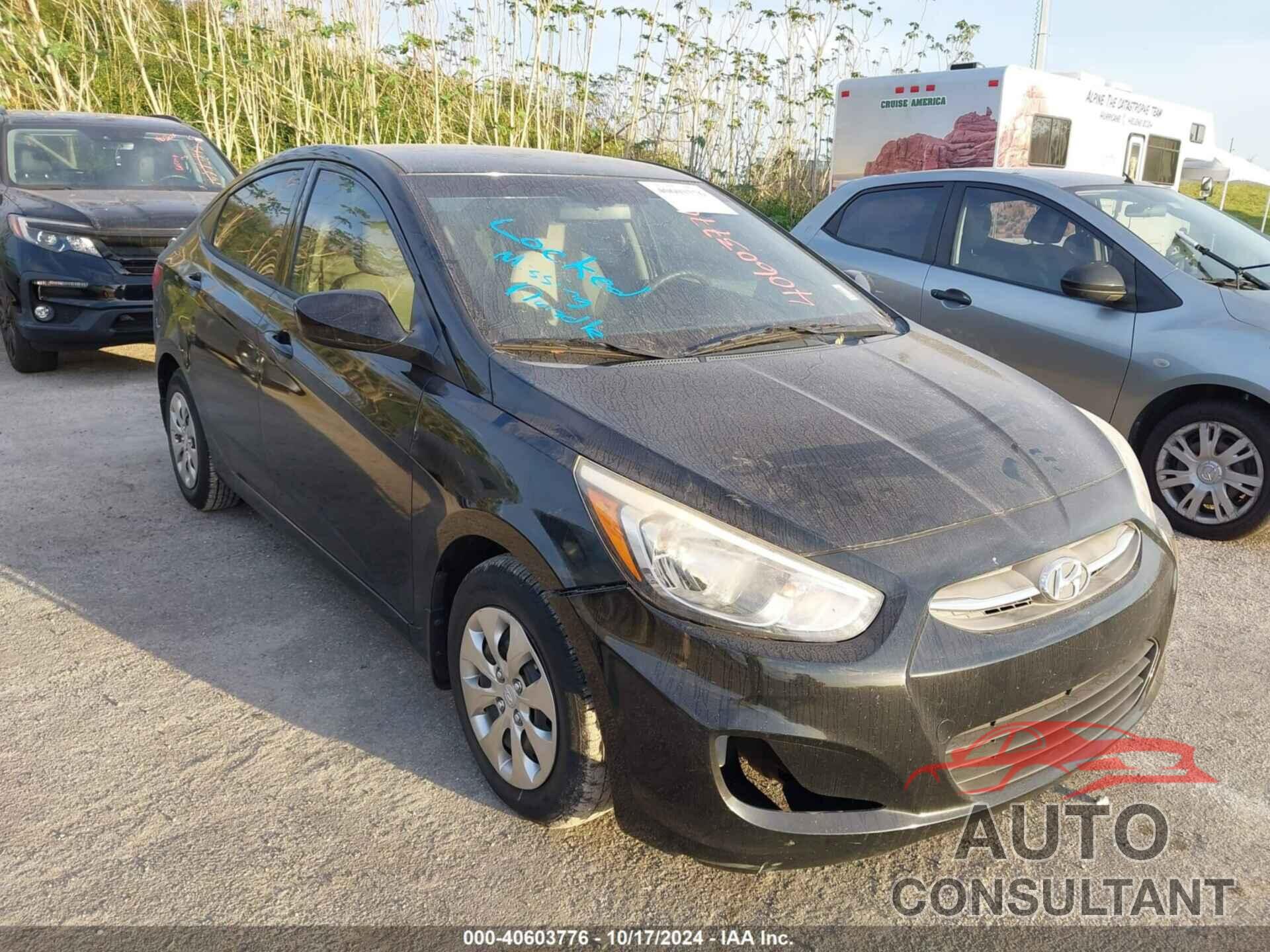 HYUNDAI ACCENT 2016 - KMHCT4AE5GU023004