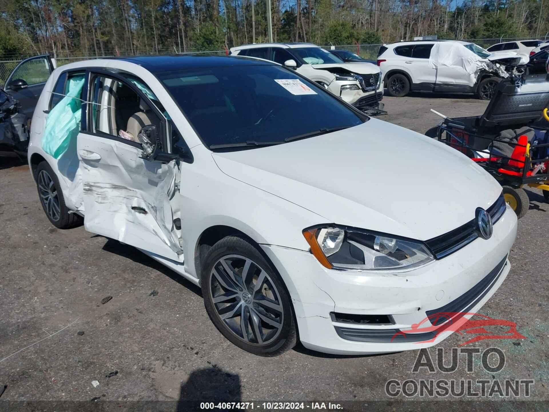 VOLKSWAGEN GOLF 2016 - 3VW217AU0GM043080