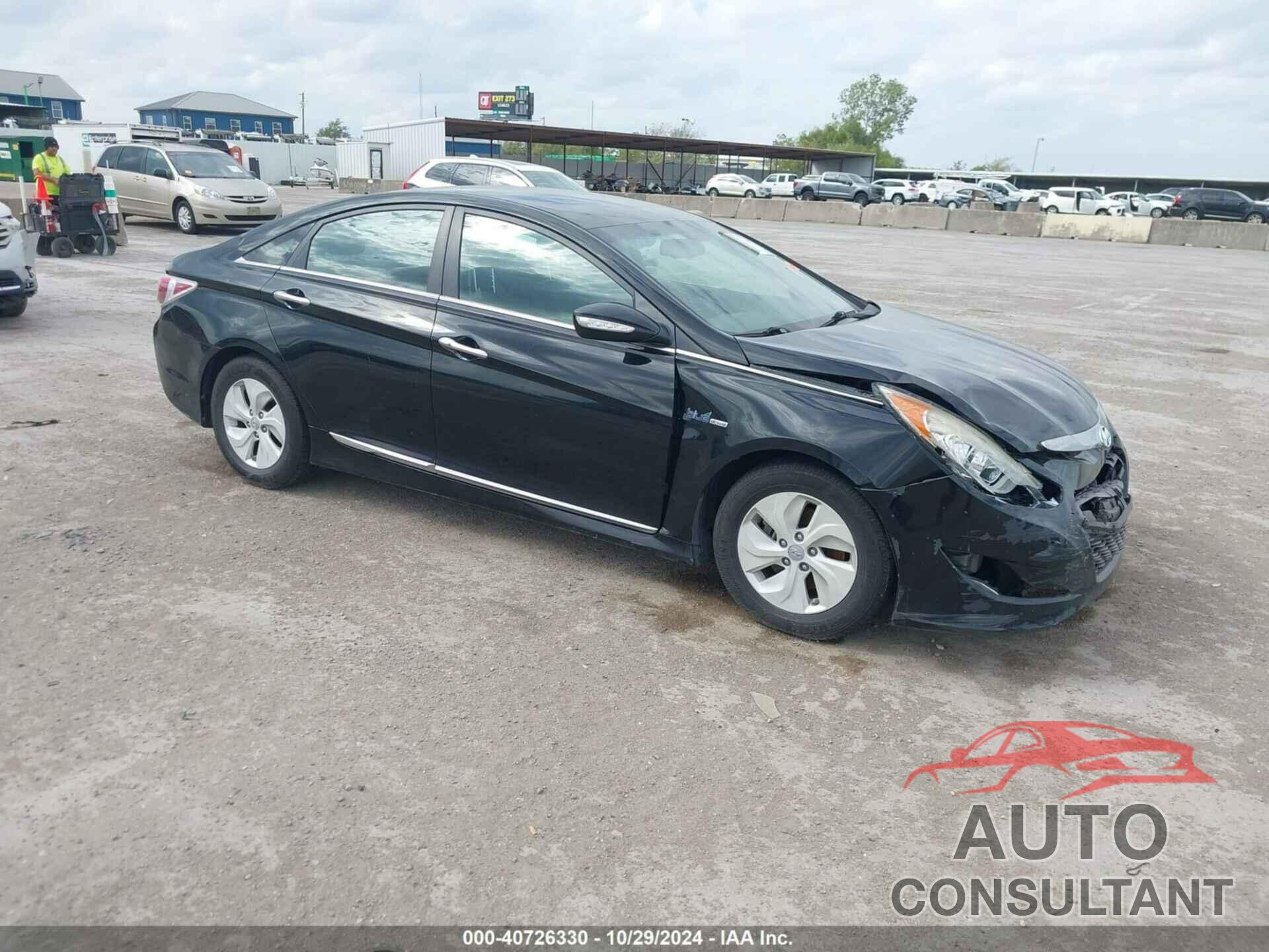 HYUNDAI SONATA HYBRID 2013 - KMHEC4A46DA065954