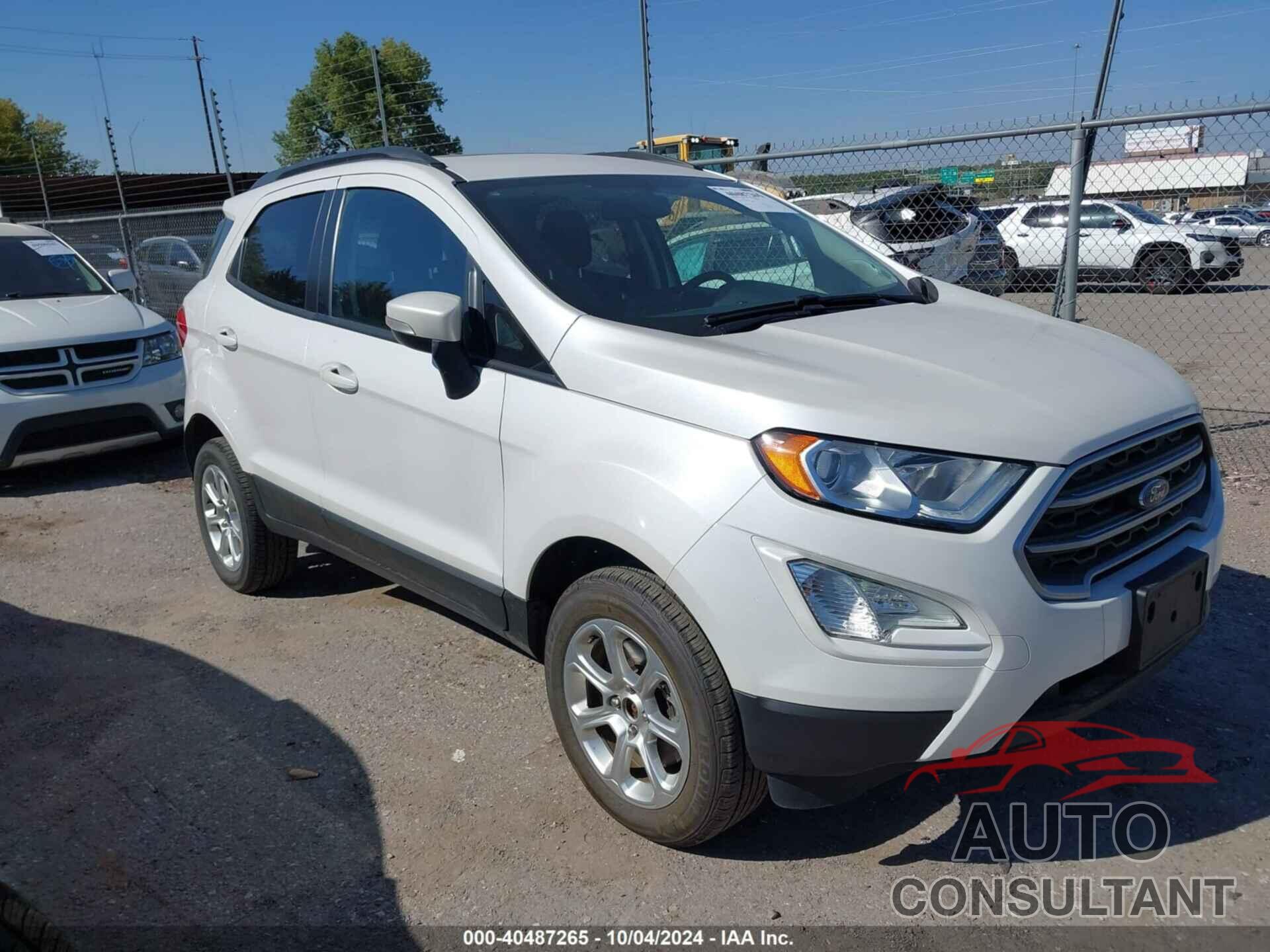 FORD ECOSPORT 2019 - MAJ6S3GL0KC280547