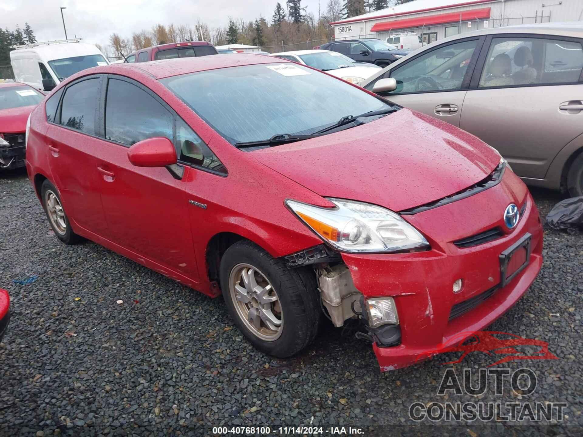 TOYOTA PRIUS 2010 - JTDKN3DU2A0190586