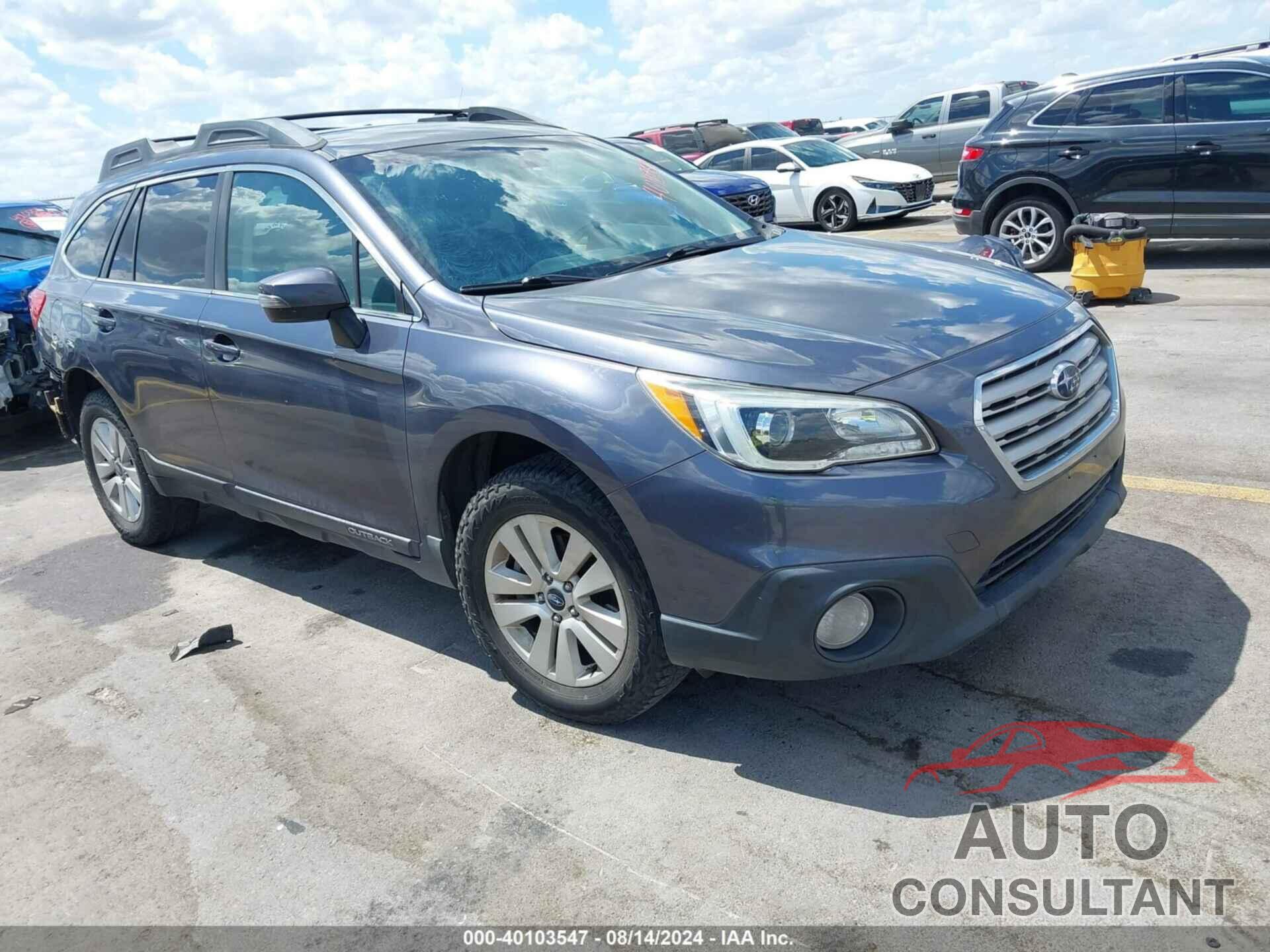 SUBARU OUTBACK 2016 - 4S4BSBFC9G3225375