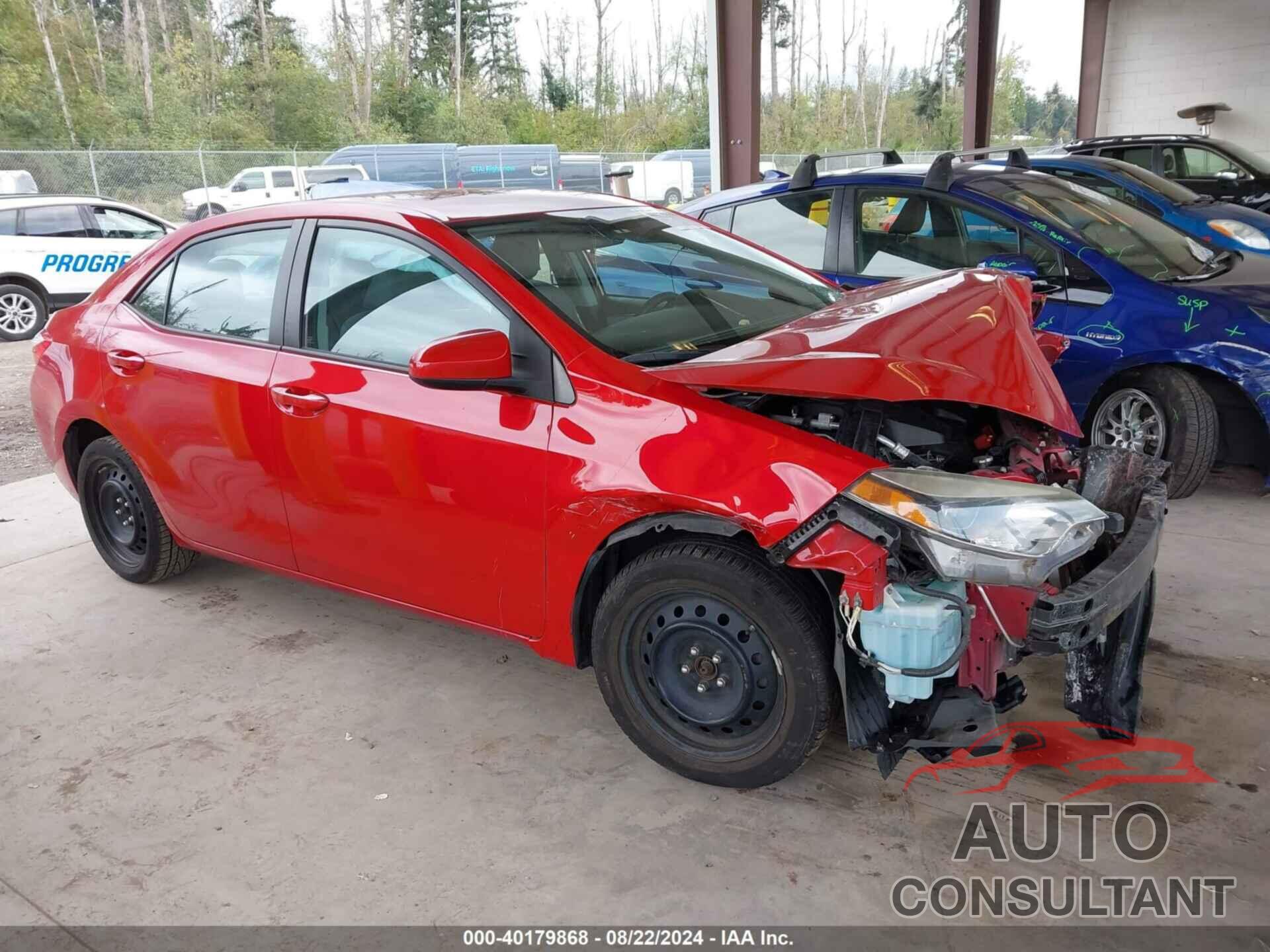 TOYOTA COROLLA 2016 - 2T1BURHE0GC493941