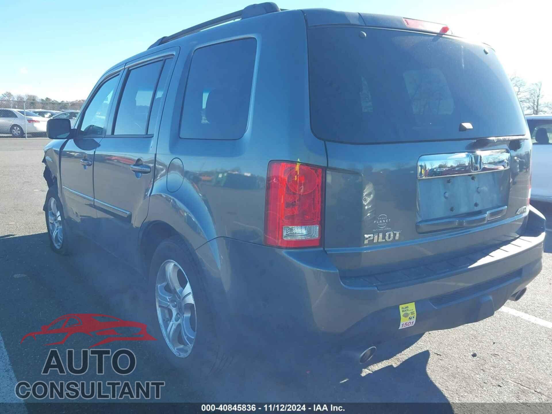 HONDA PILOT 2012 - 5FNYF4H53CB017390