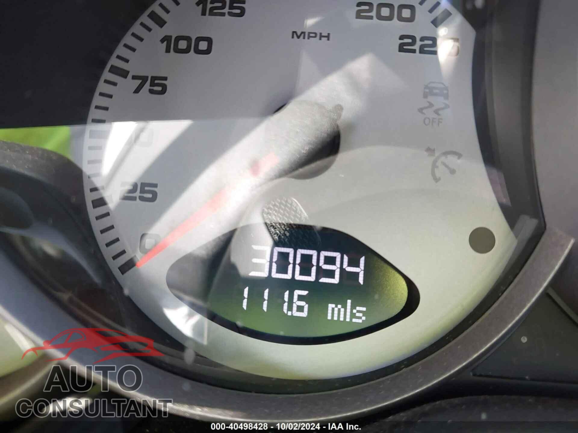 PORSCHE 911 2012 - WP0AD2A99CS766612