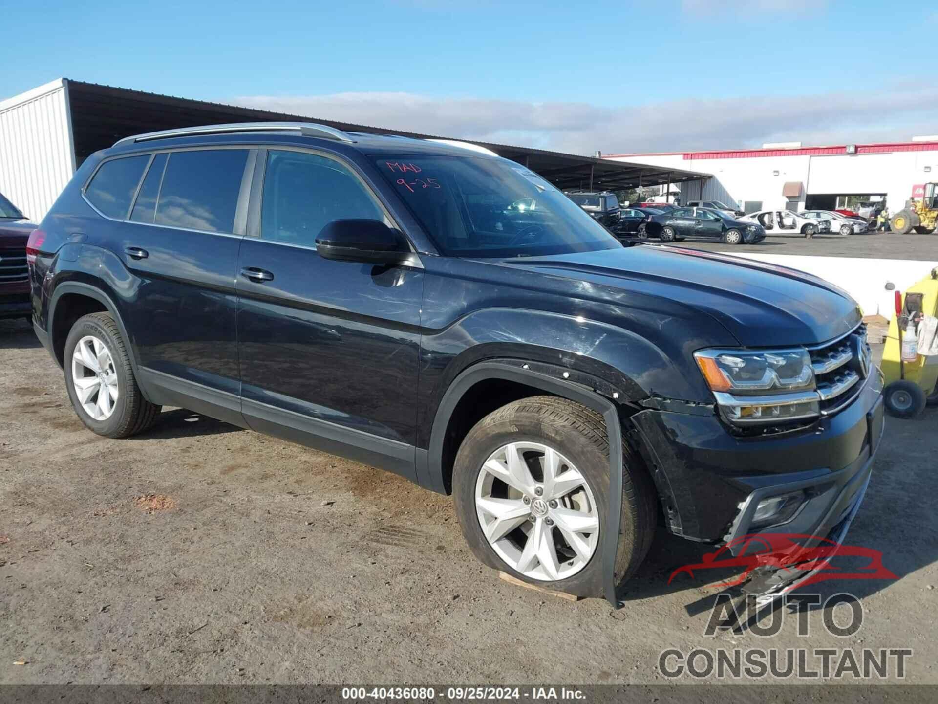 VOLKSWAGEN ATLAS 2018 - 1V2CR2CA2JC525742