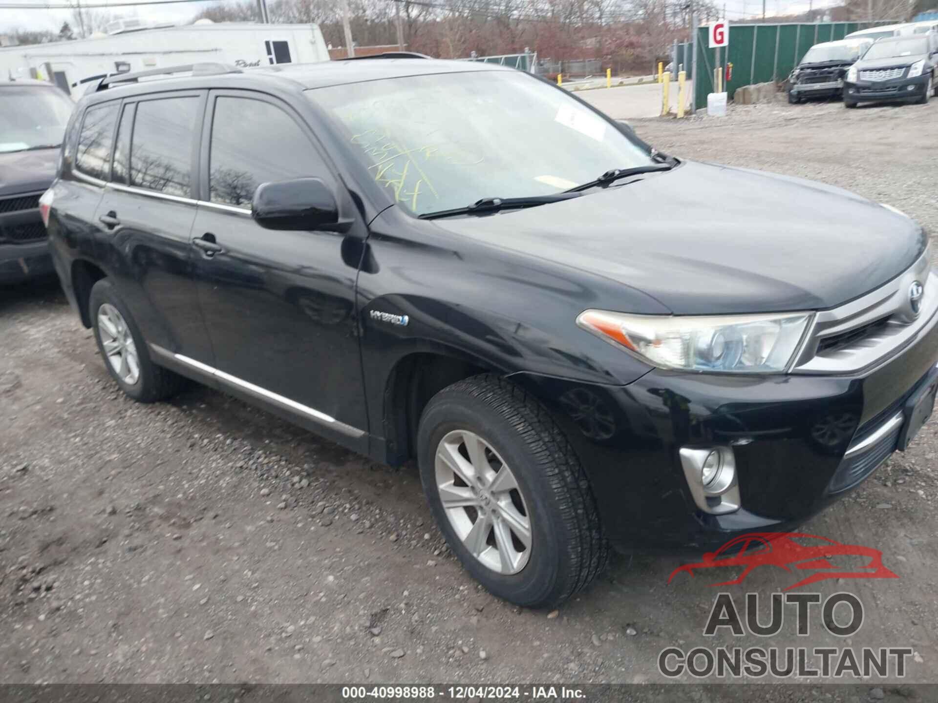 TOYOTA HIGHLANDER HYBRID 2013 - JTEBC3EH8D2016744