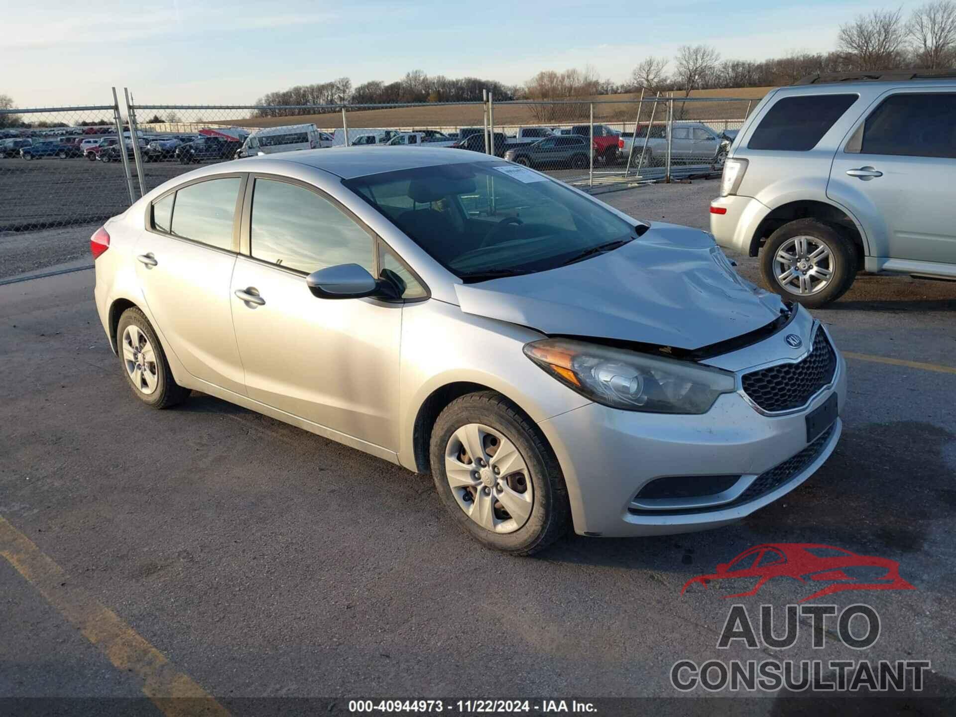 KIA FORTE 2014 - KNAFK4A6XE5137873