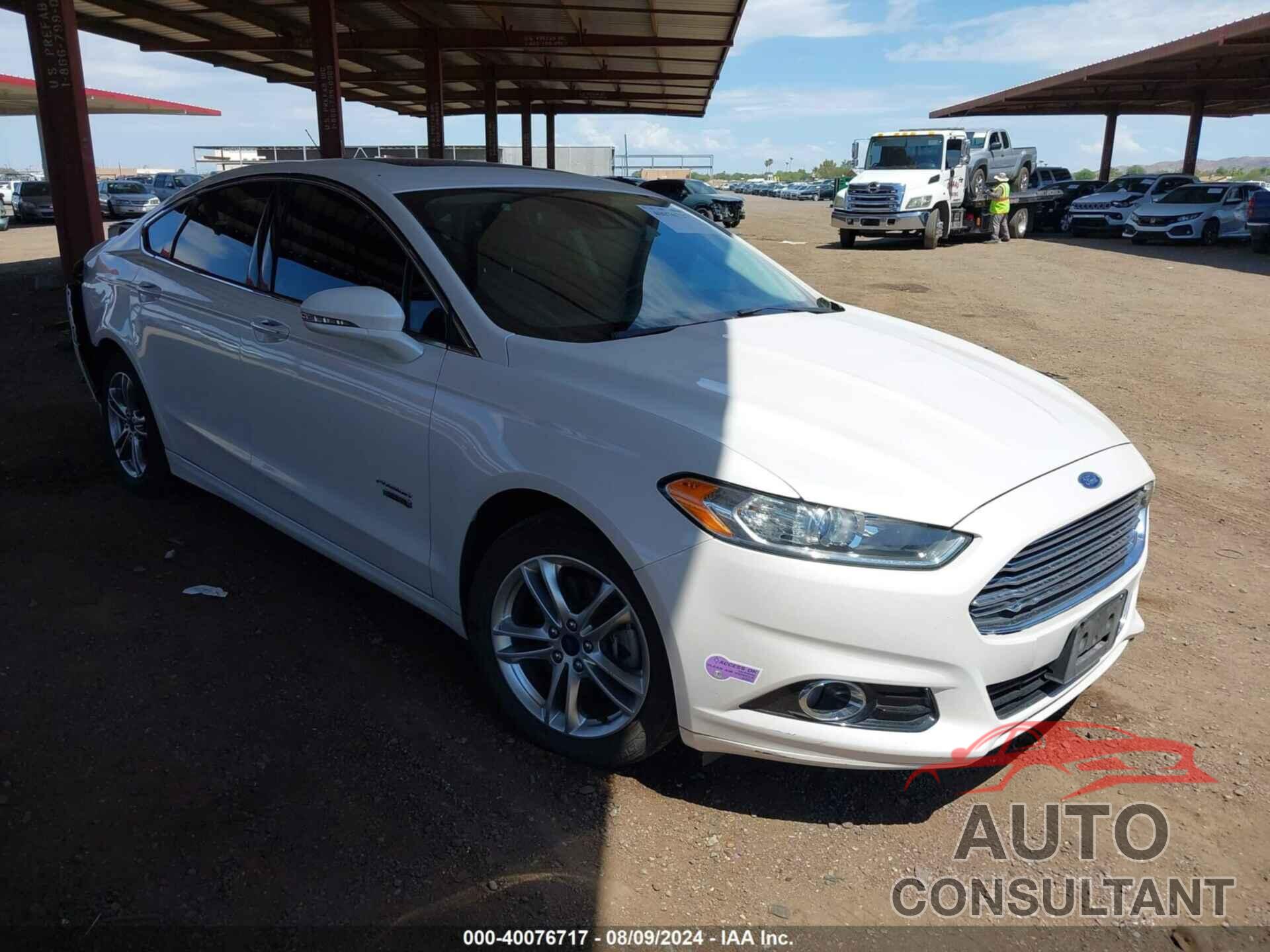 FORD FUSION ENERGI 2016 - 3FA6P0SU6GR264474