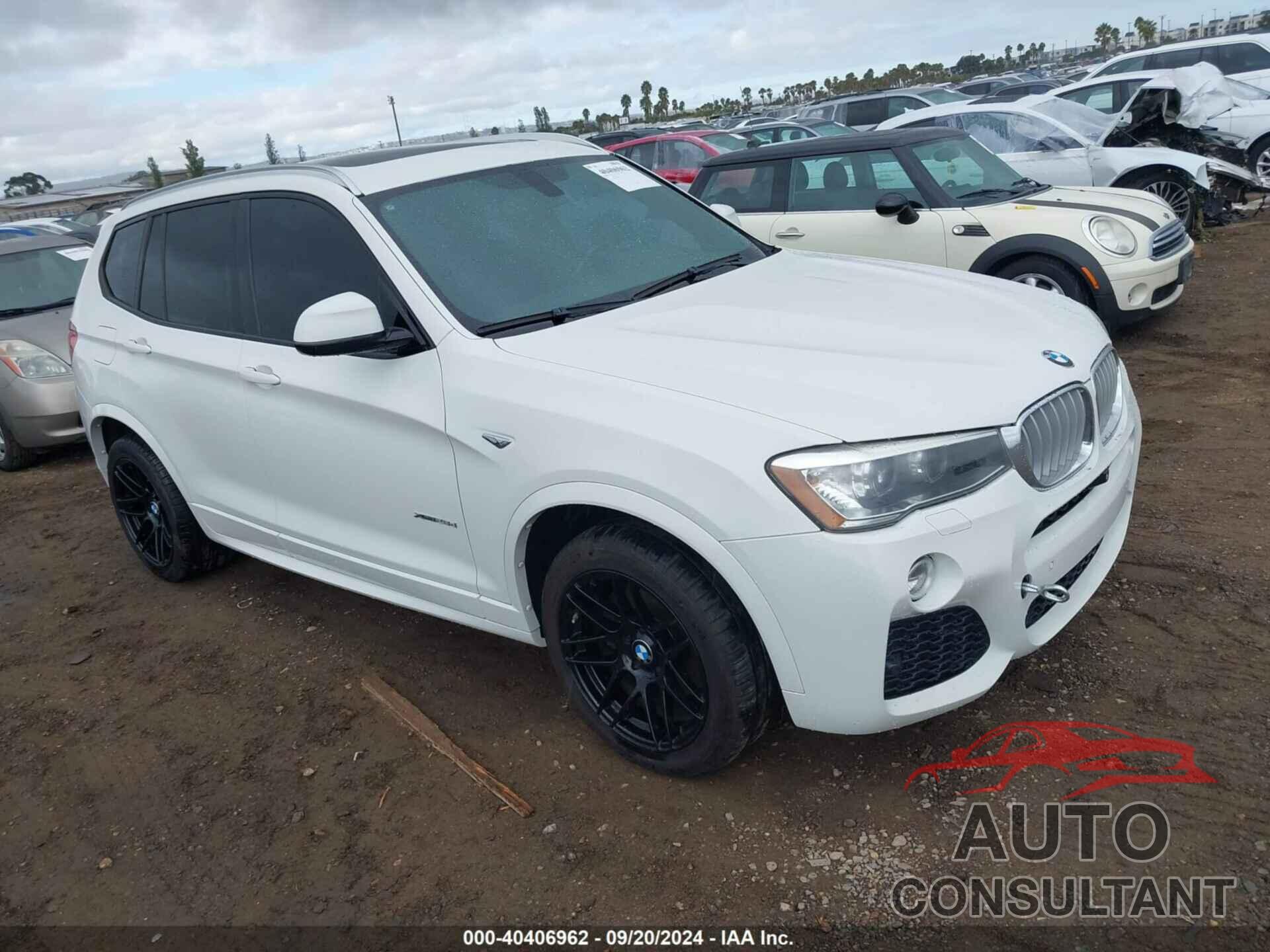 BMW X3 2016 - 5UXWY3C52G0F84246