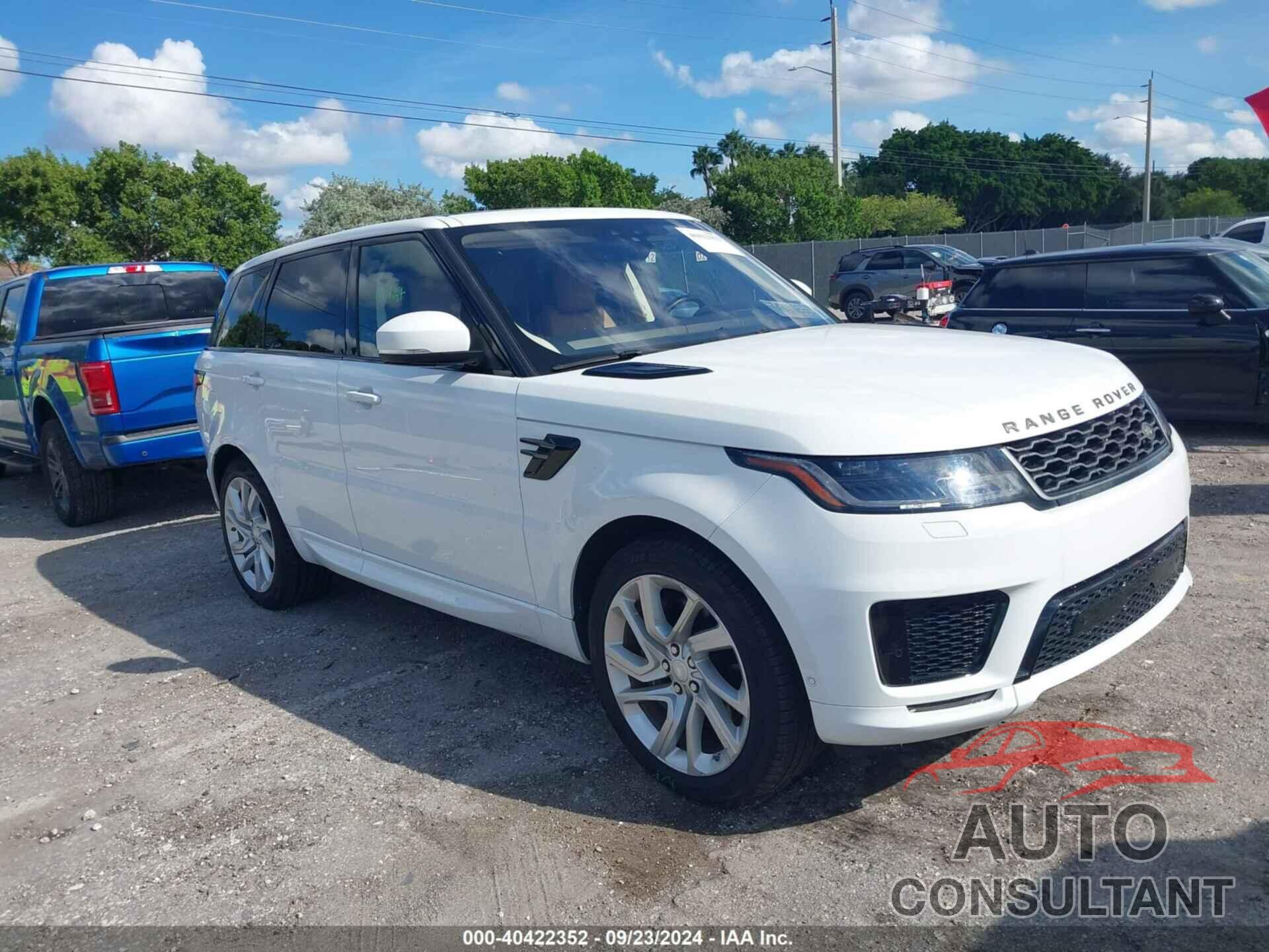 LAND ROVER RANGE ROVER SPORT 2019 - SALWR2RE2KA872941