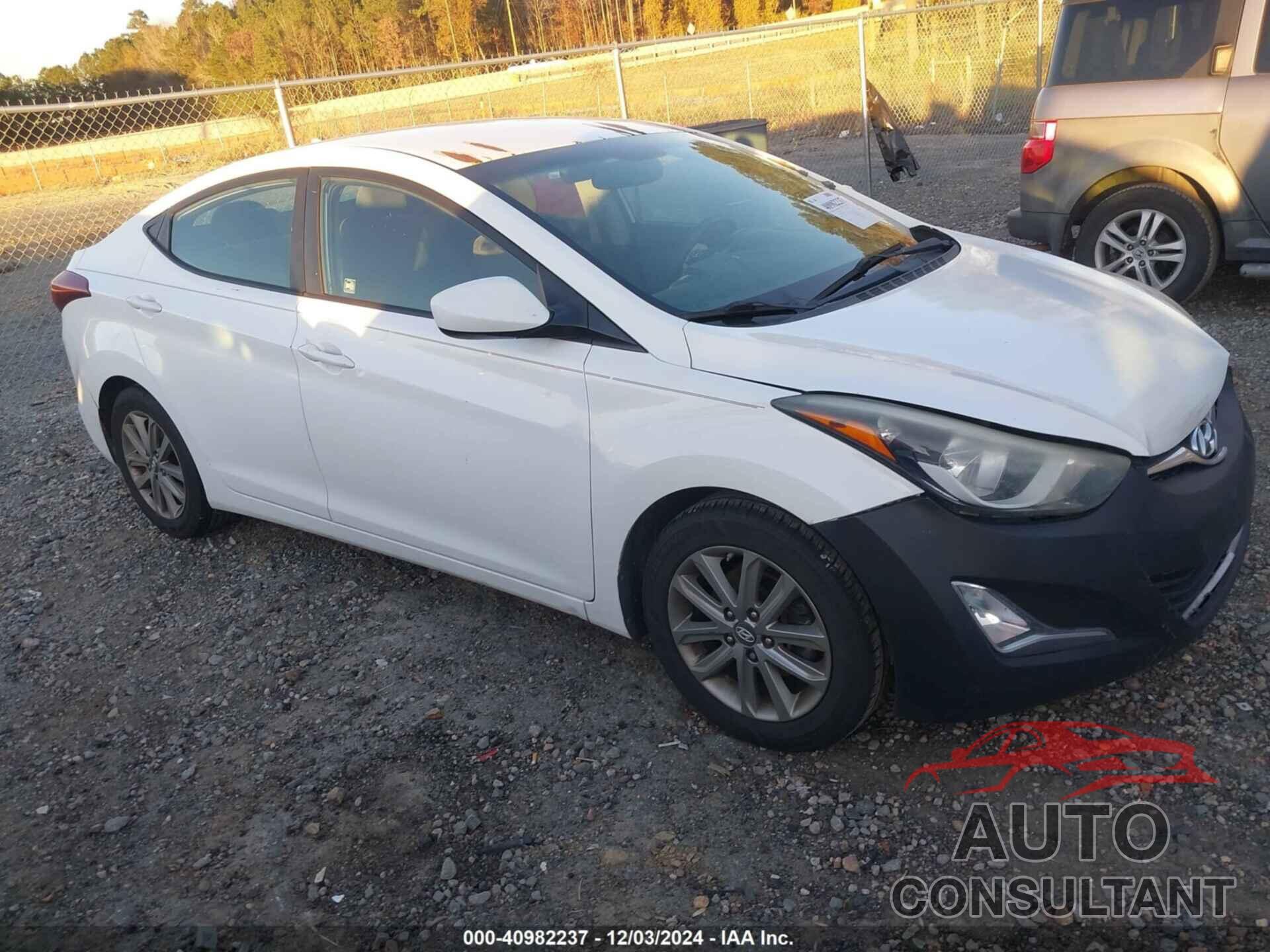 HYUNDAI ELANTRA 2014 - 5NPDH4AE3EH518254