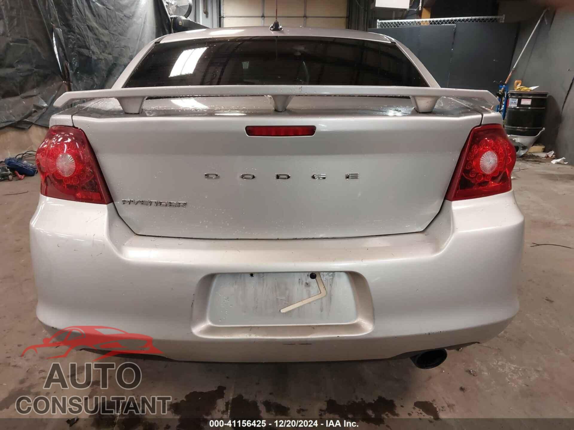 DODGE AVENGER 2012 - 1C3CDZAB0CN252204