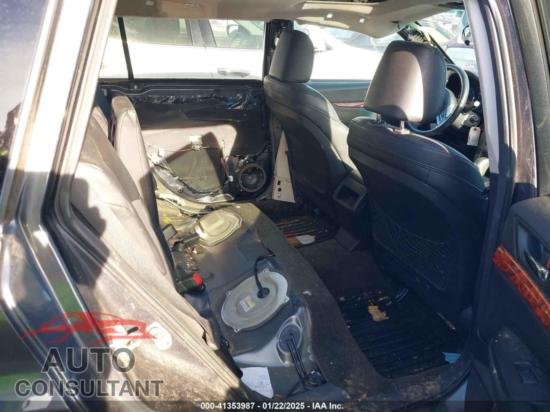 SUBARU OUTBACK 2012 - 4S4BRDKC0C2216917