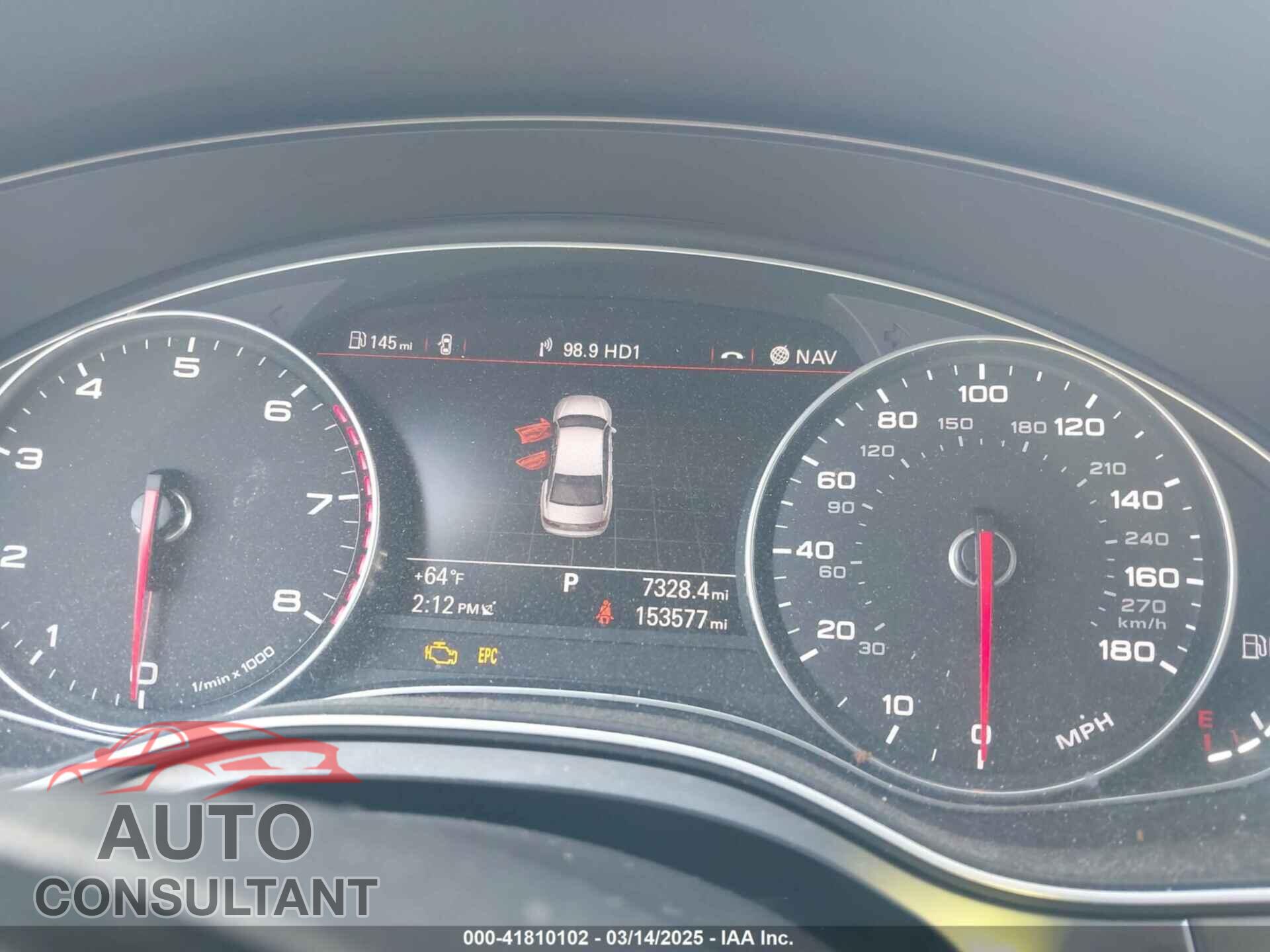 AUDI A6 2015 - WAUGFAFC8FN044809