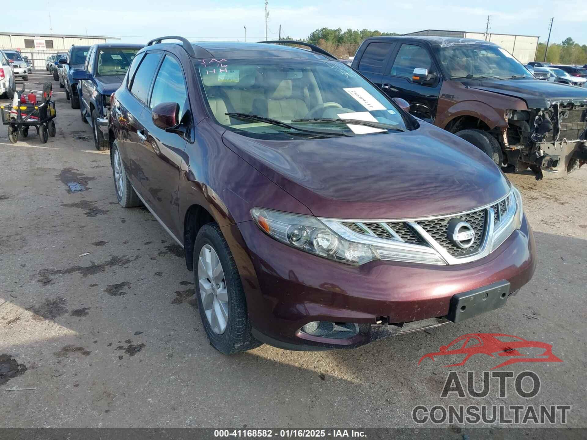 NISSAN MURANO 2013 - JN8AZ1MU5DW203907