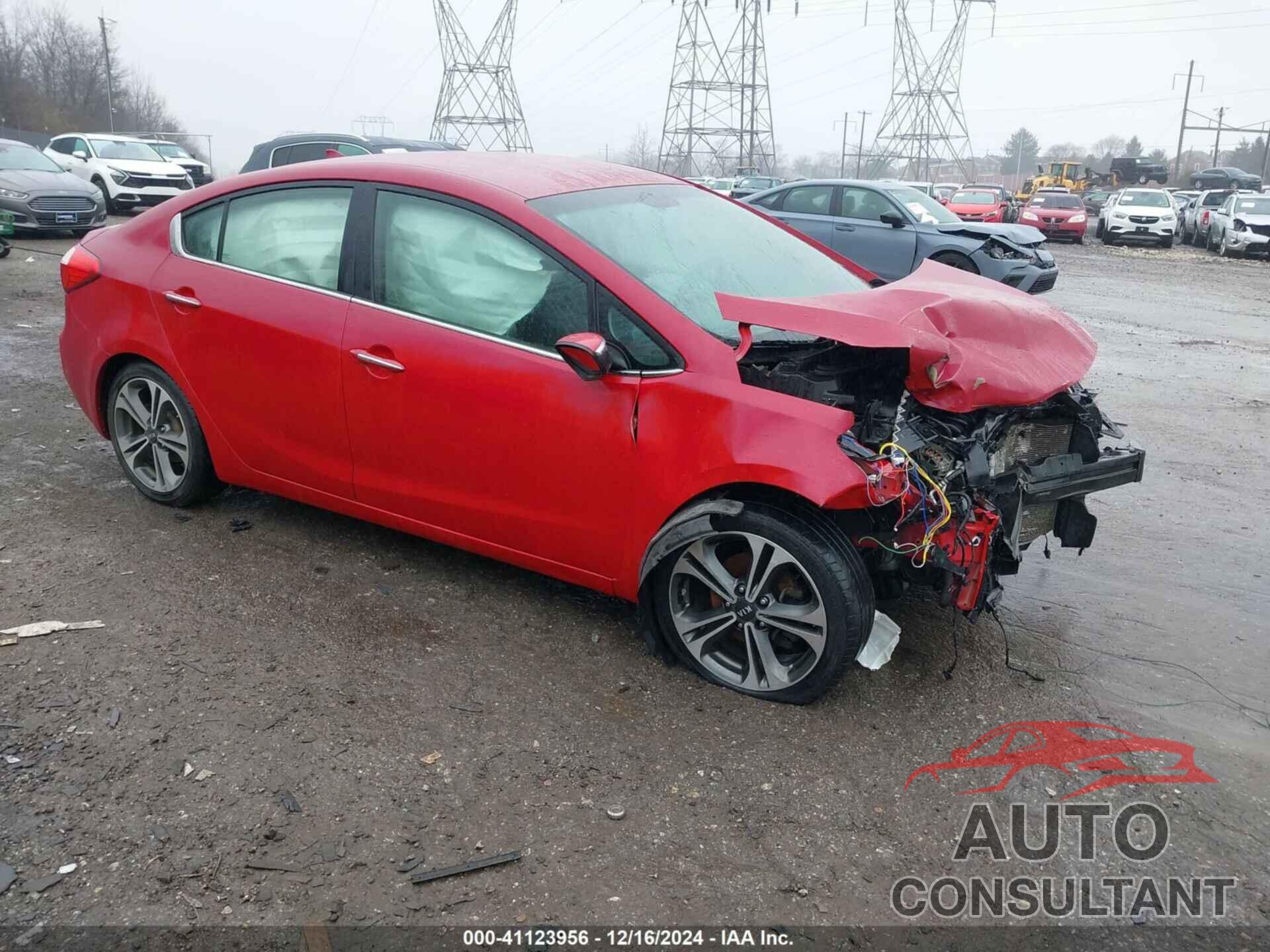 KIA FORTE 2016 - KNAFX4A82G5490629