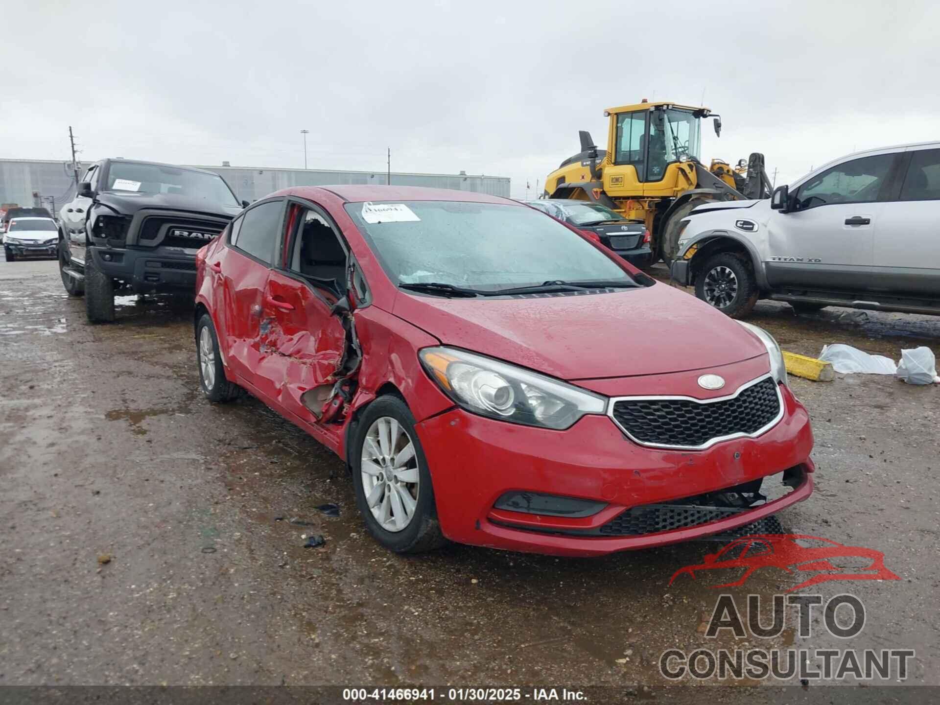 KIA FORTE 2014 - KNAFX4A64E5062735