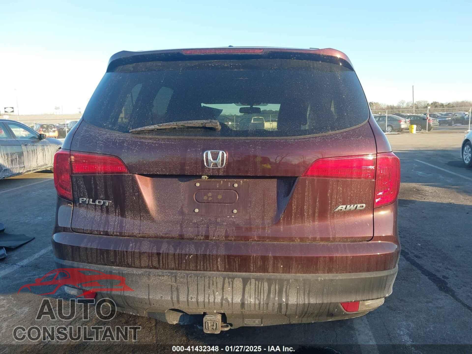 HONDA PILOT 2016 - 5FNYF6H55GB072425