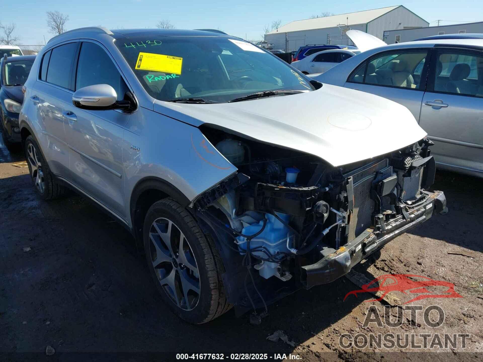 KIA SPORTAGE 2017 - KNDPRCA66H7266568