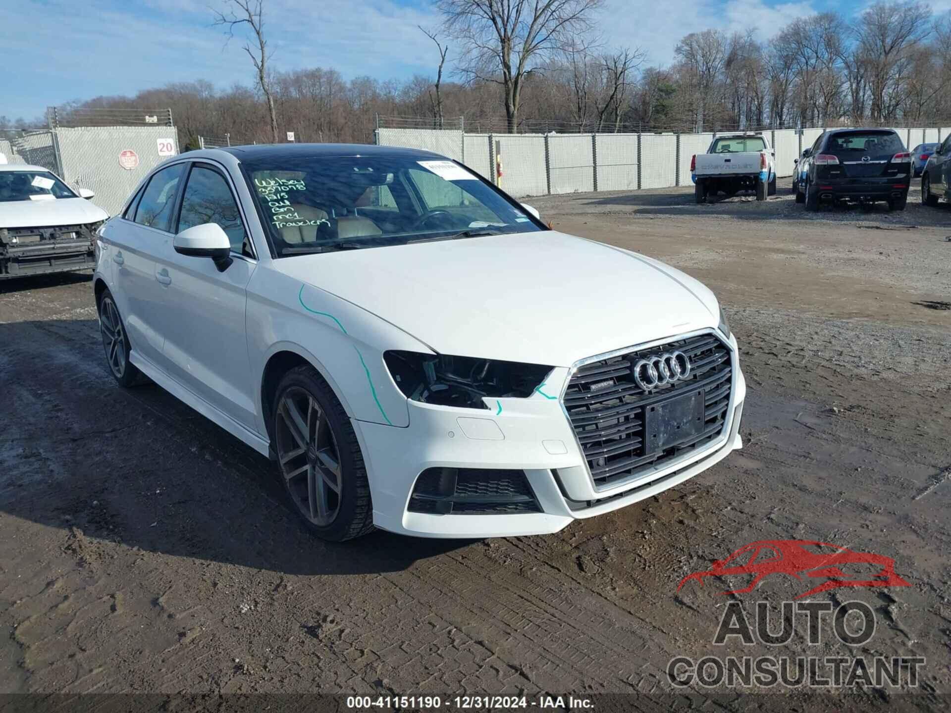 AUDI A3 2017 - WAUJ8GFF7H1034456