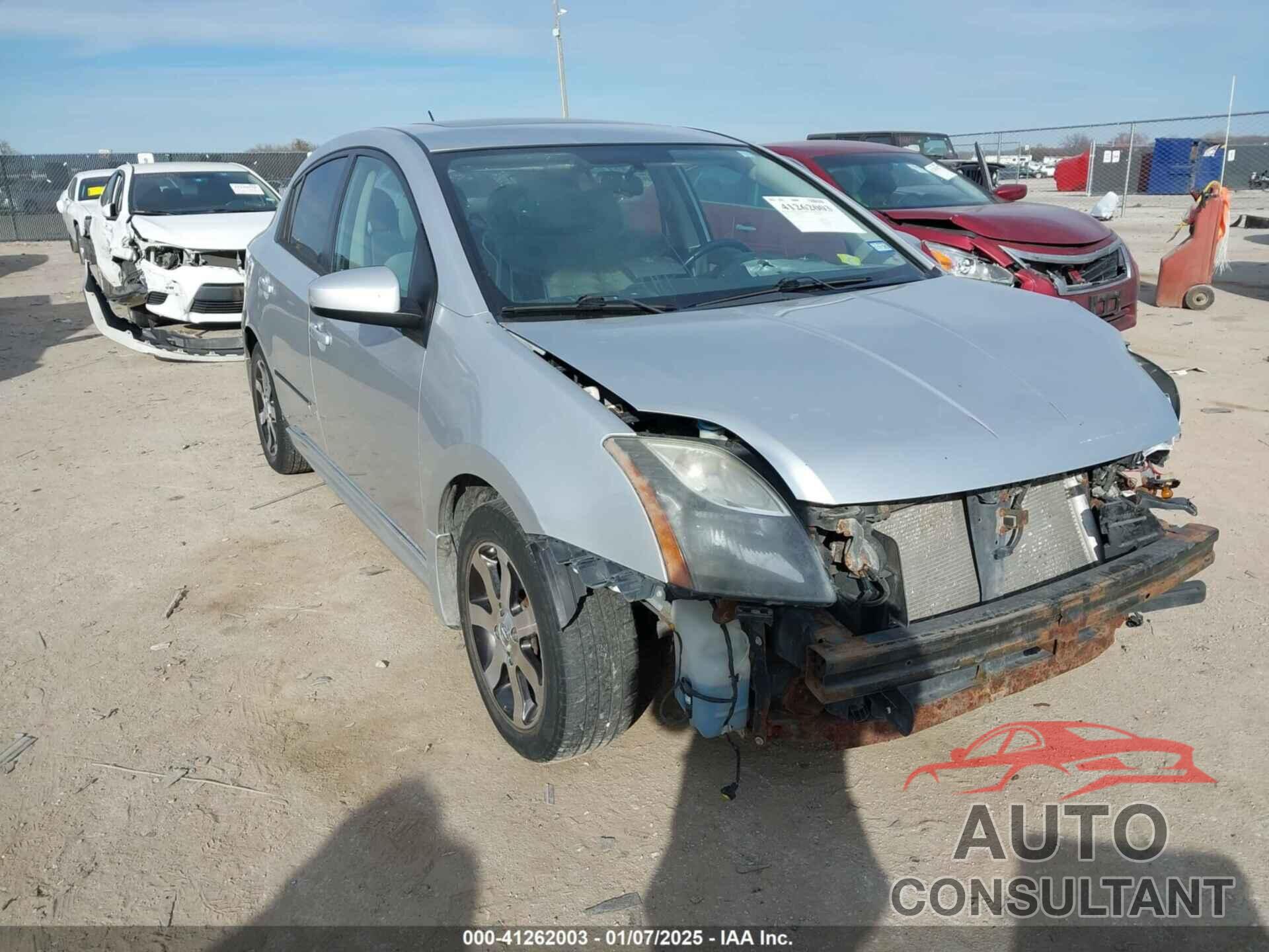 NISSAN SENTRA 2012 - 3N1AB6AP9CL657435