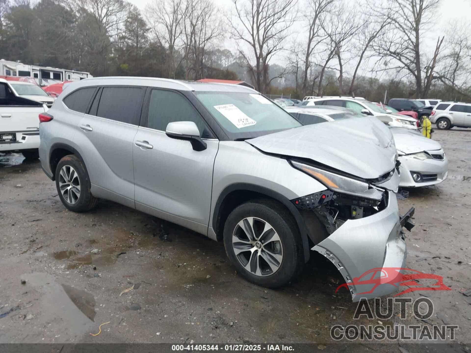 TOYOTA HIGHLANDER 2021 - 5TDGZRAHXMS048881